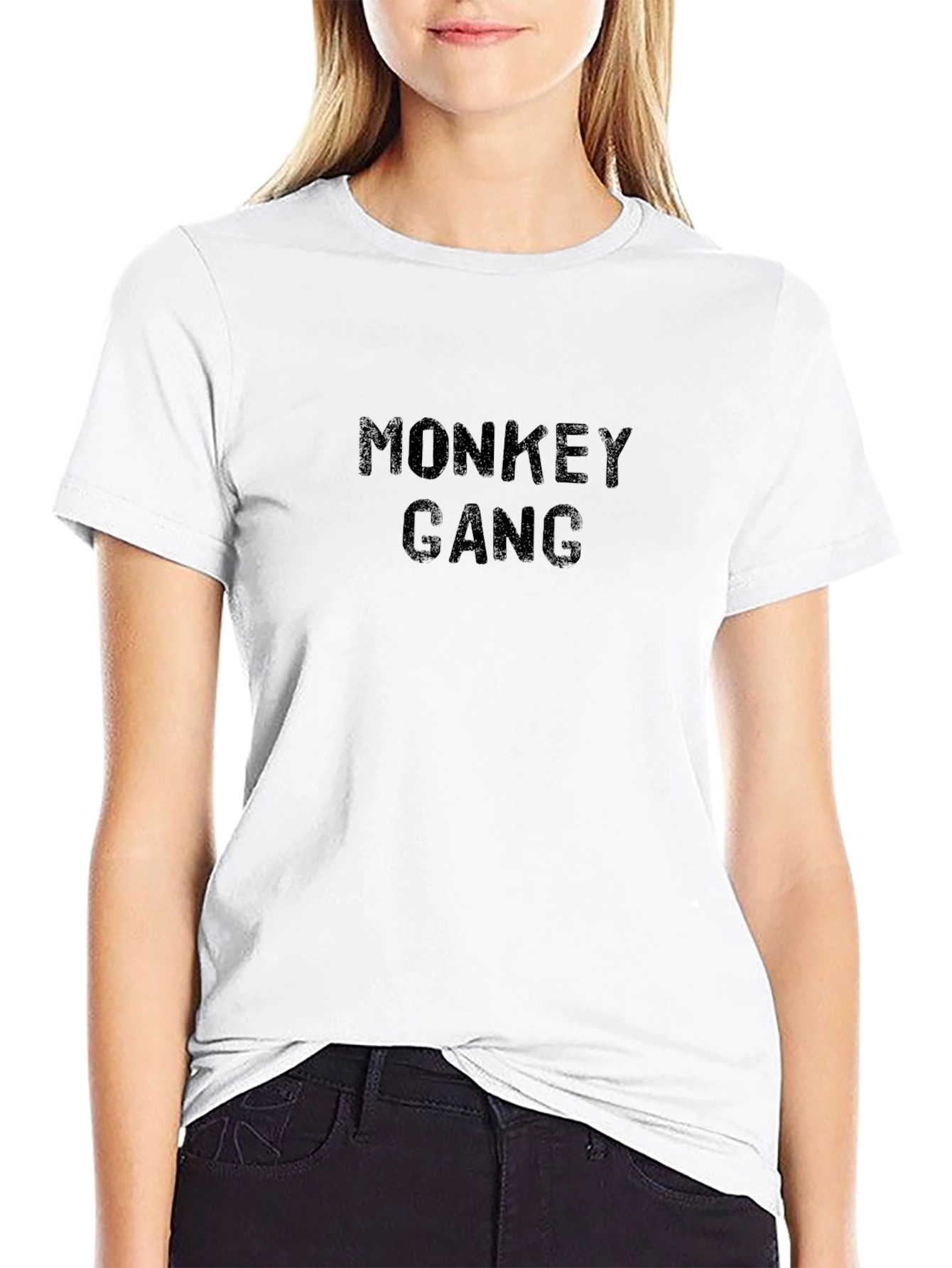 Black Monkey Gang Black Graphic T-Shirt view 9