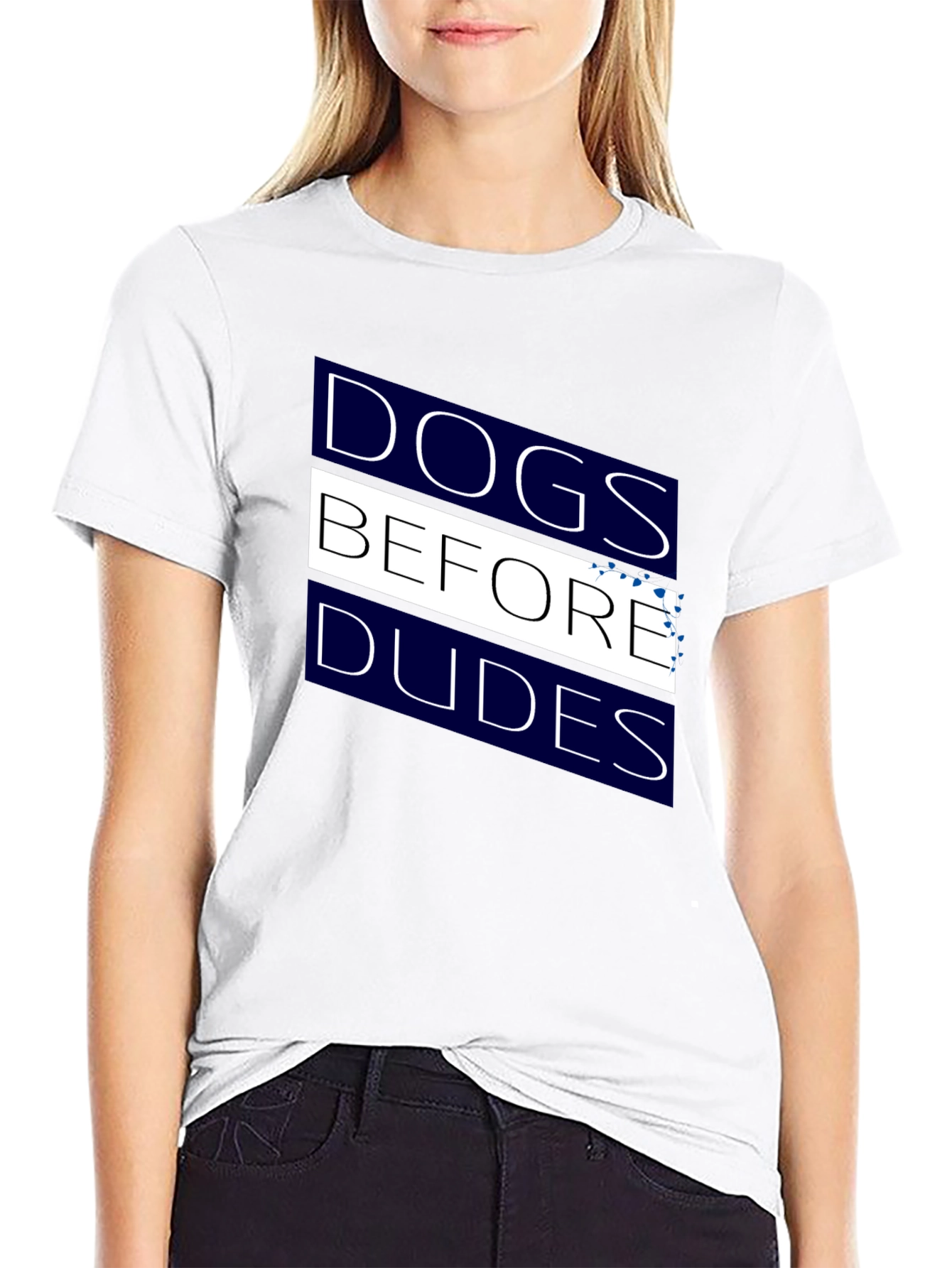 Dogs Before Dudes Graphic T-Shirt - 9