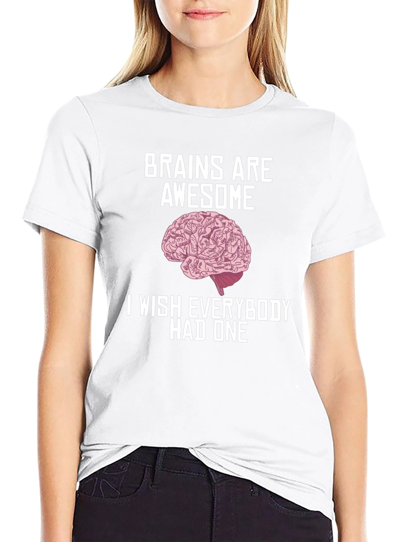 Black Brains Are Awesome Graphic T-Shirt view 9
