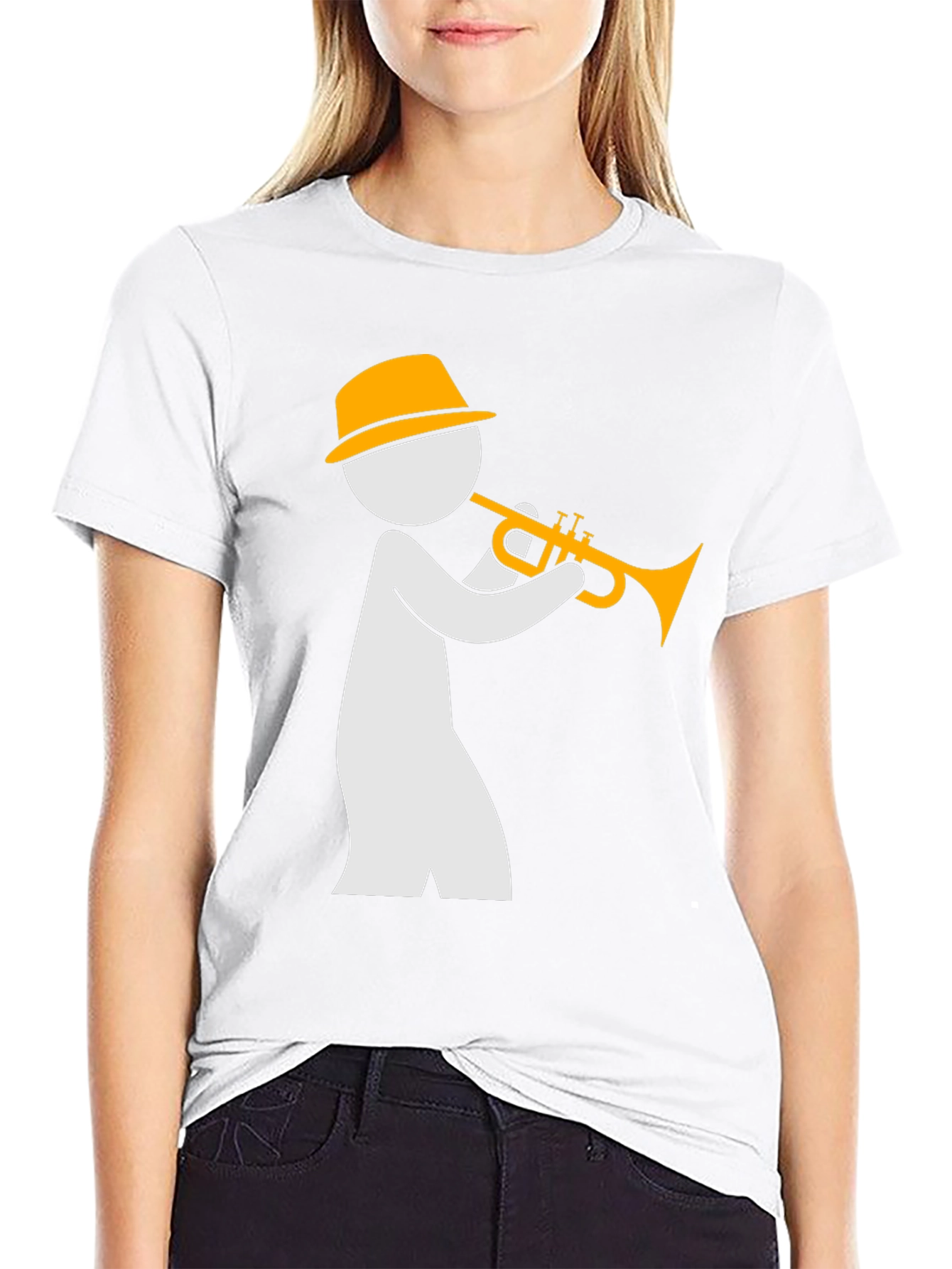 Black Jazz Musician Graphic T-Shirt - Stylish and Unique Design view 9
