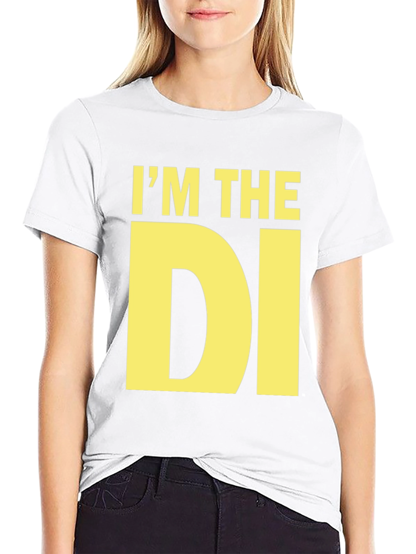 Black I'm The DI - Bold Graphic T-Shirt view 9