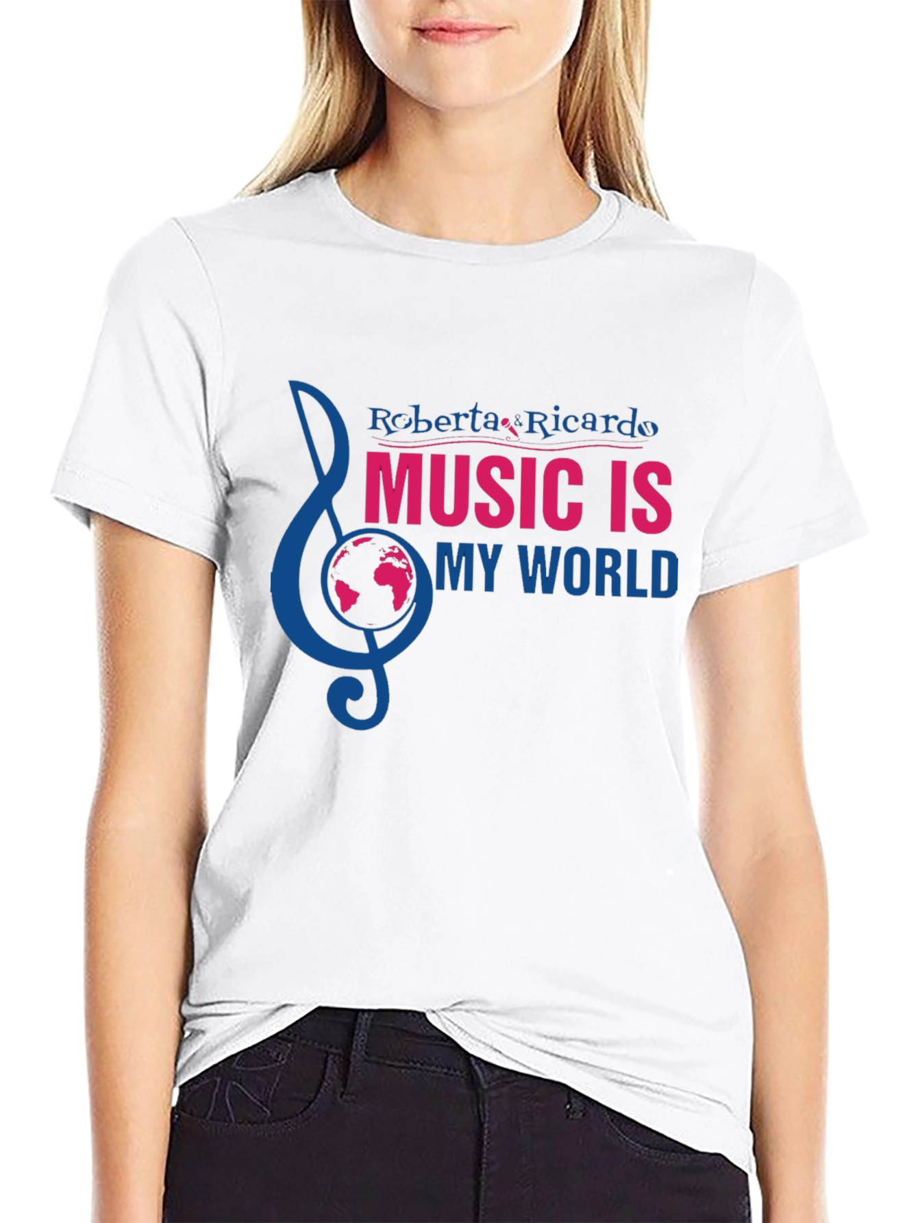Black Music Is My World Black T-Shirt view 9