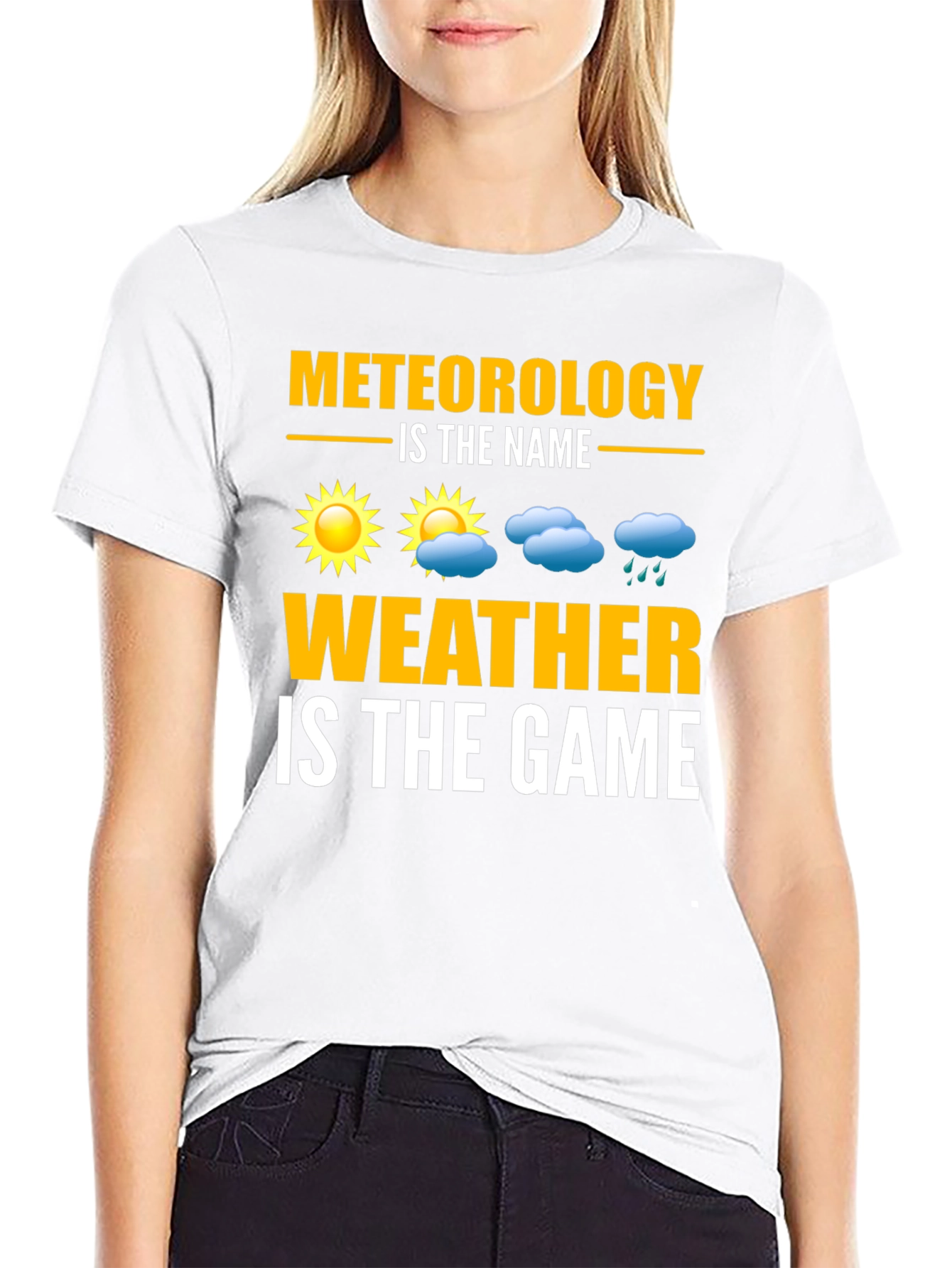 Black Meteorology Weather T-Shirt - Science Pun Tee view 9