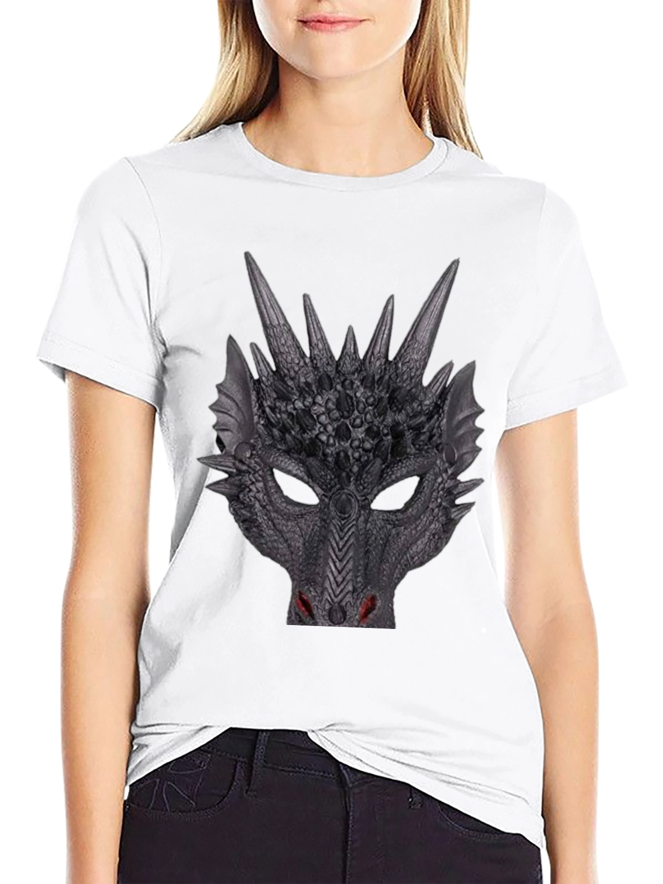 Black Dragon Graphic Black T-Shirt view 9