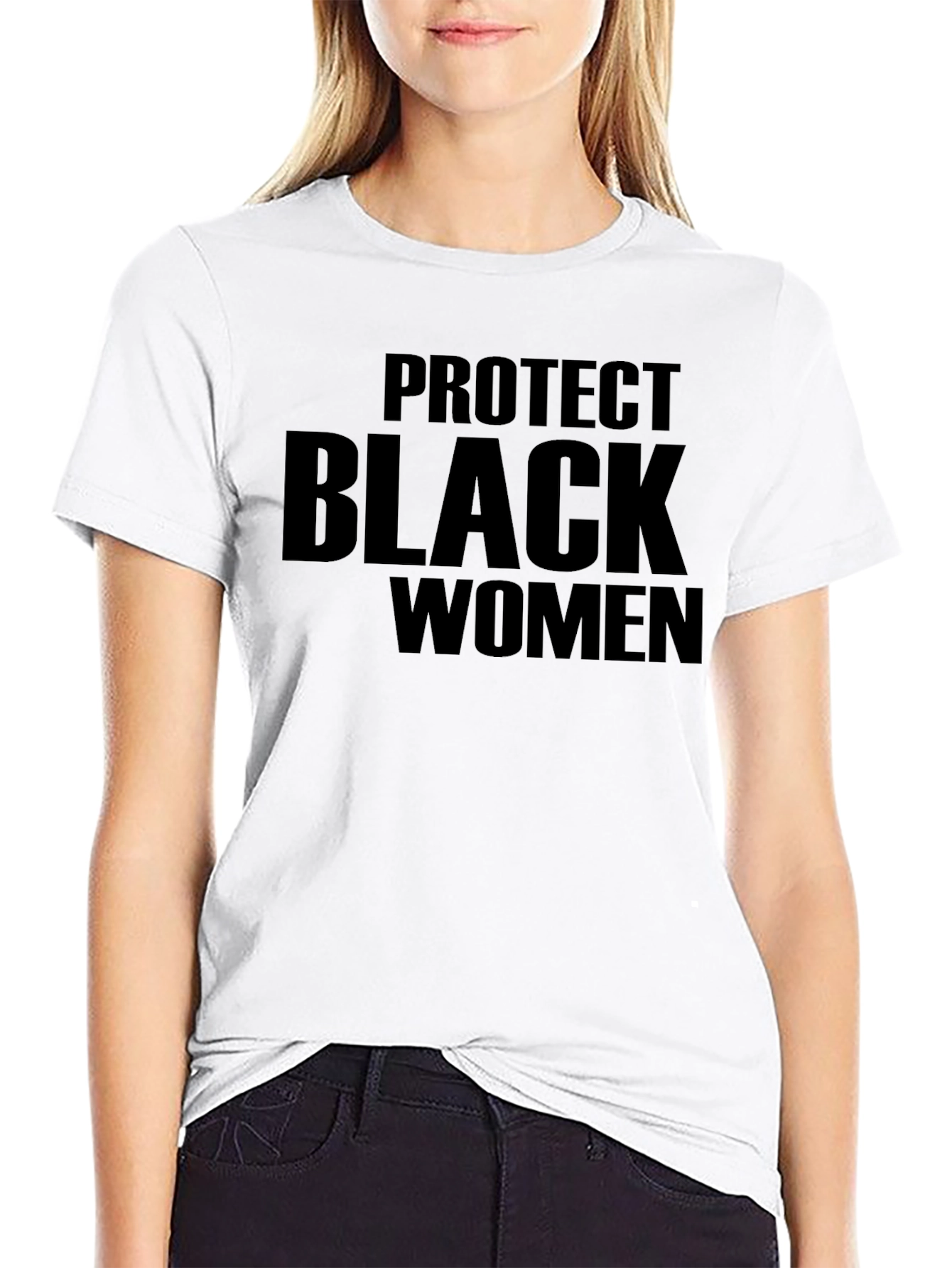 Black Protect Black Women Graphic Tee view 9