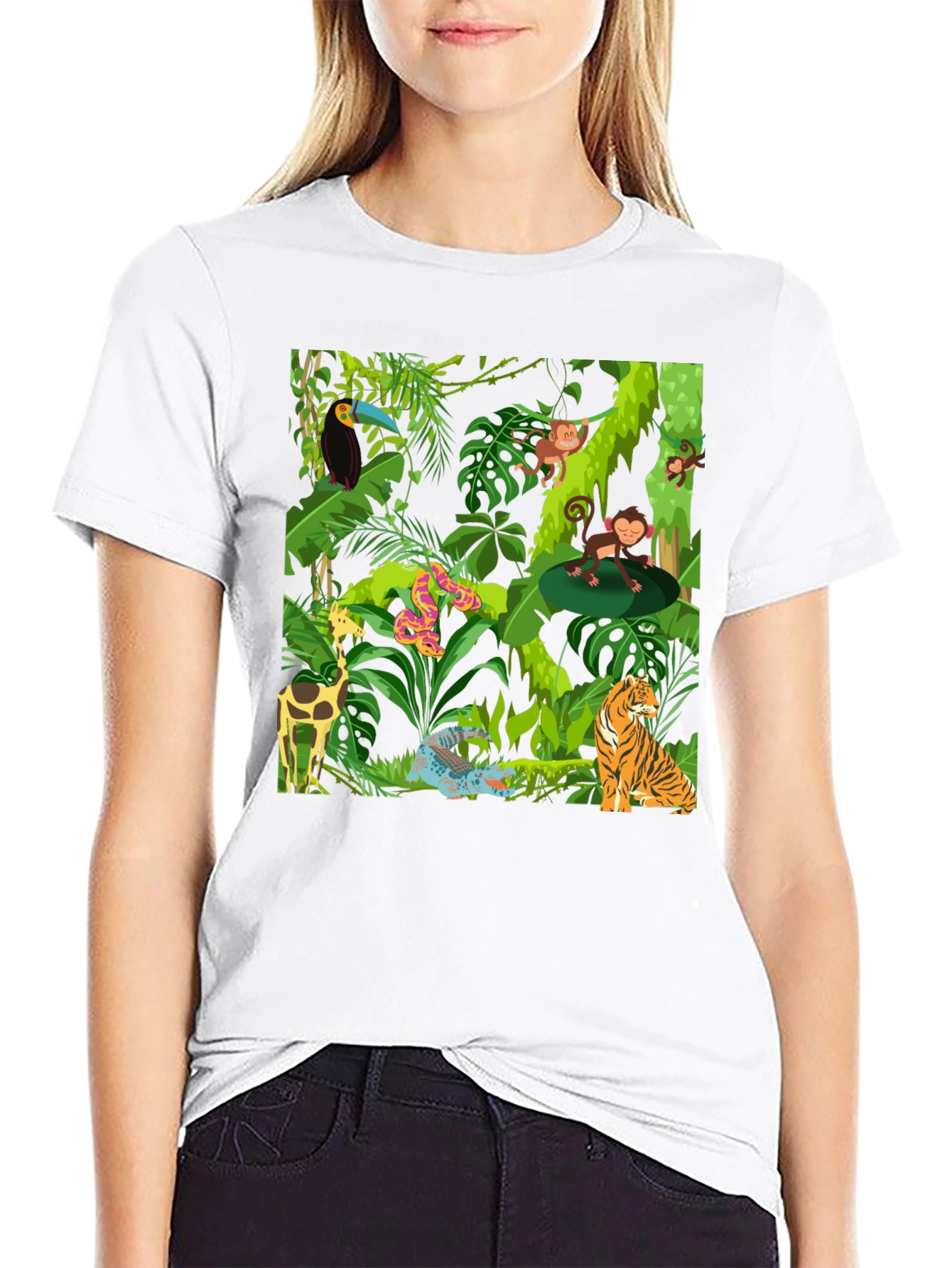 Black Jungle Adventure T-Shirt view 9