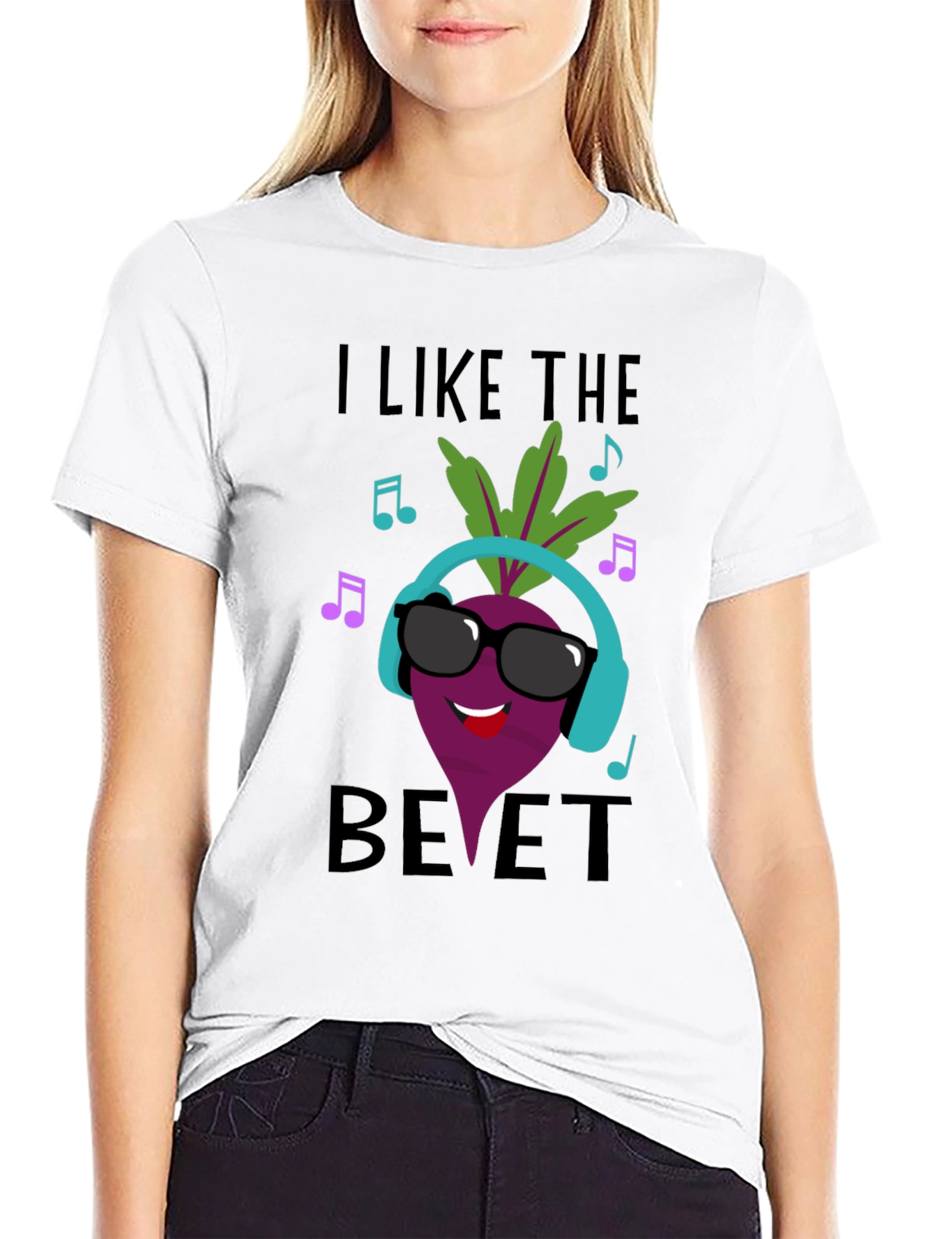 Black I Like The Beet T-Shirt view 9