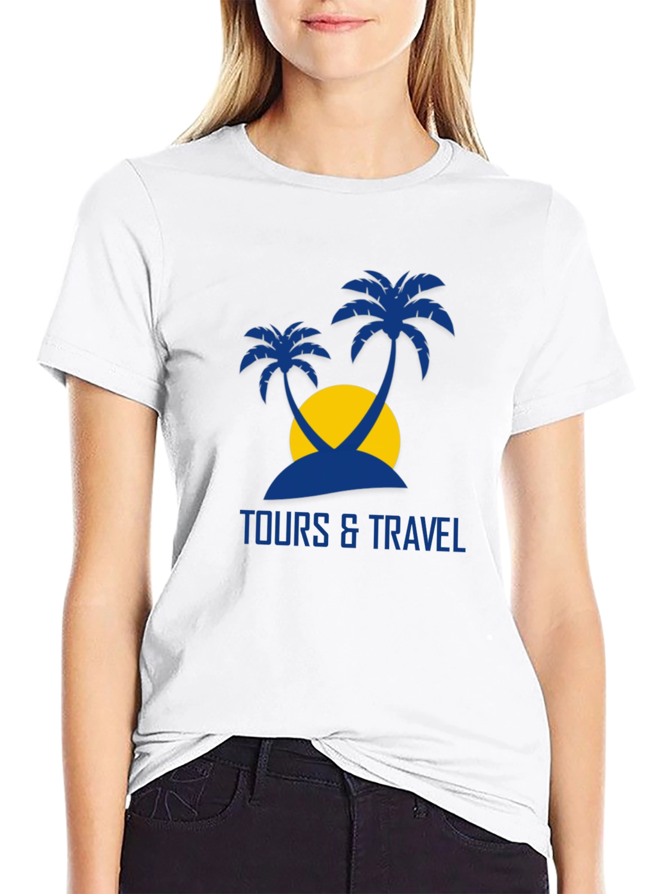Black Tours & Travel Graphic Print Black T-Shirt view 9