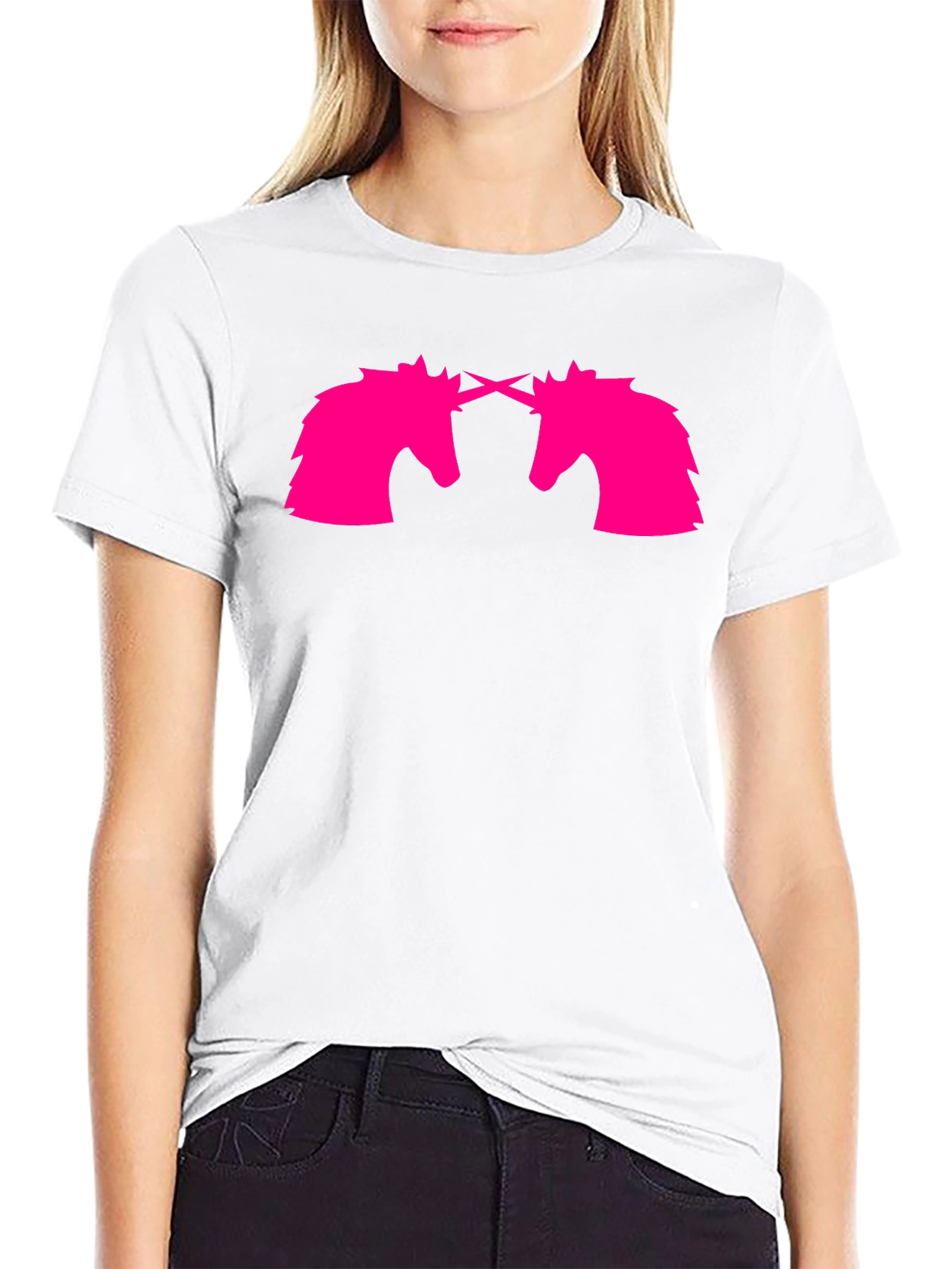 Black Unicorn Love Graphic Tee - Black view 9