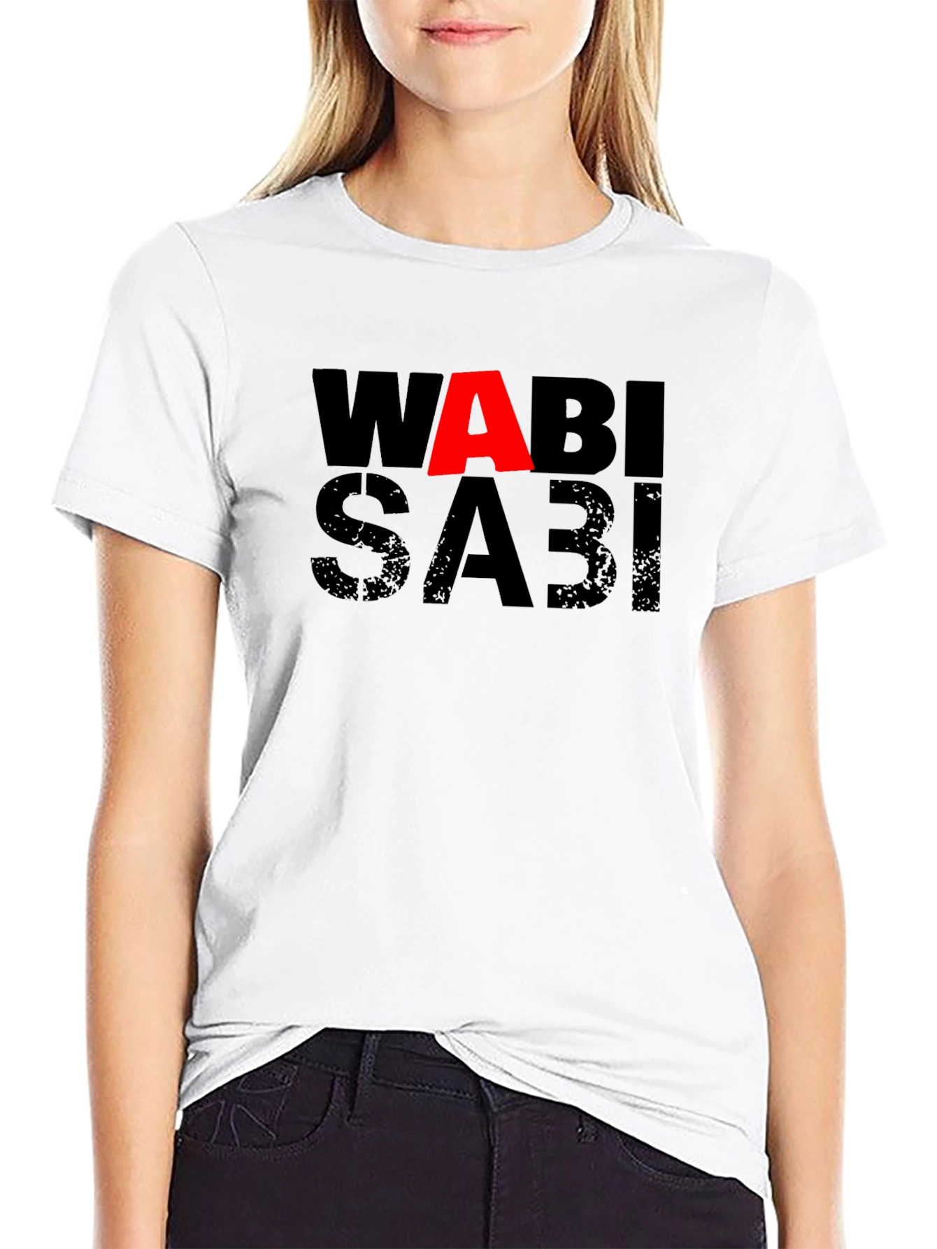 Black Wabi Sabi Graphic T-Shirt view 9