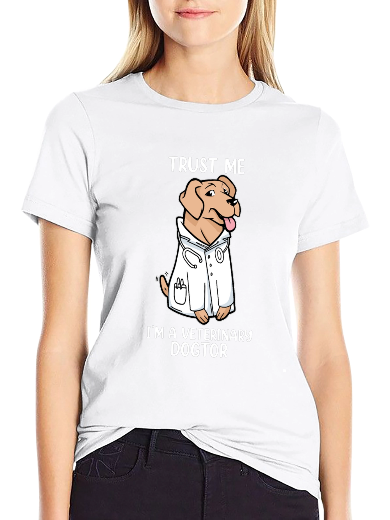 Veterinary Dogtor T-Shirt, Trust Me, Novelty Graphic Tee - 9