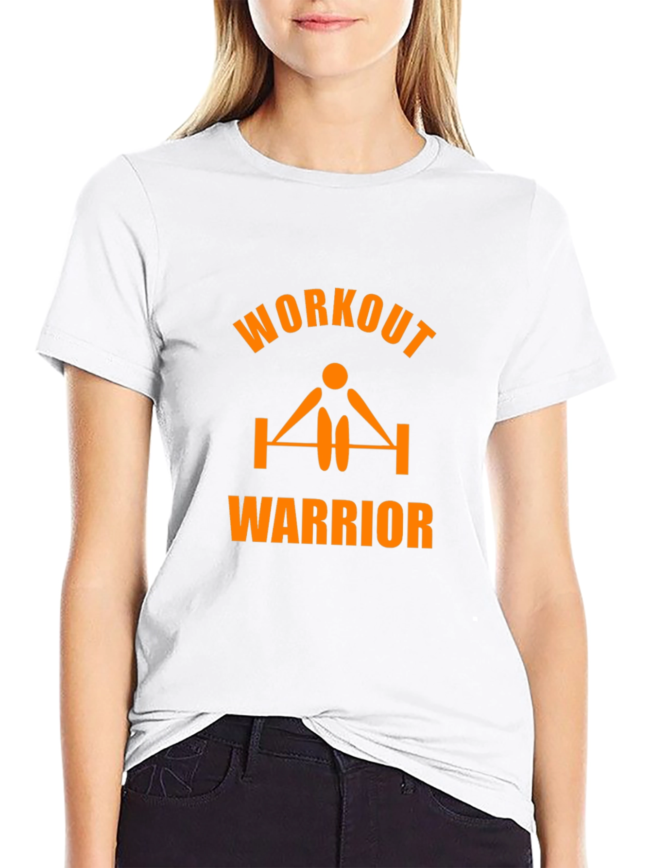 Black Workout Warrior Black T-Shirt view 9