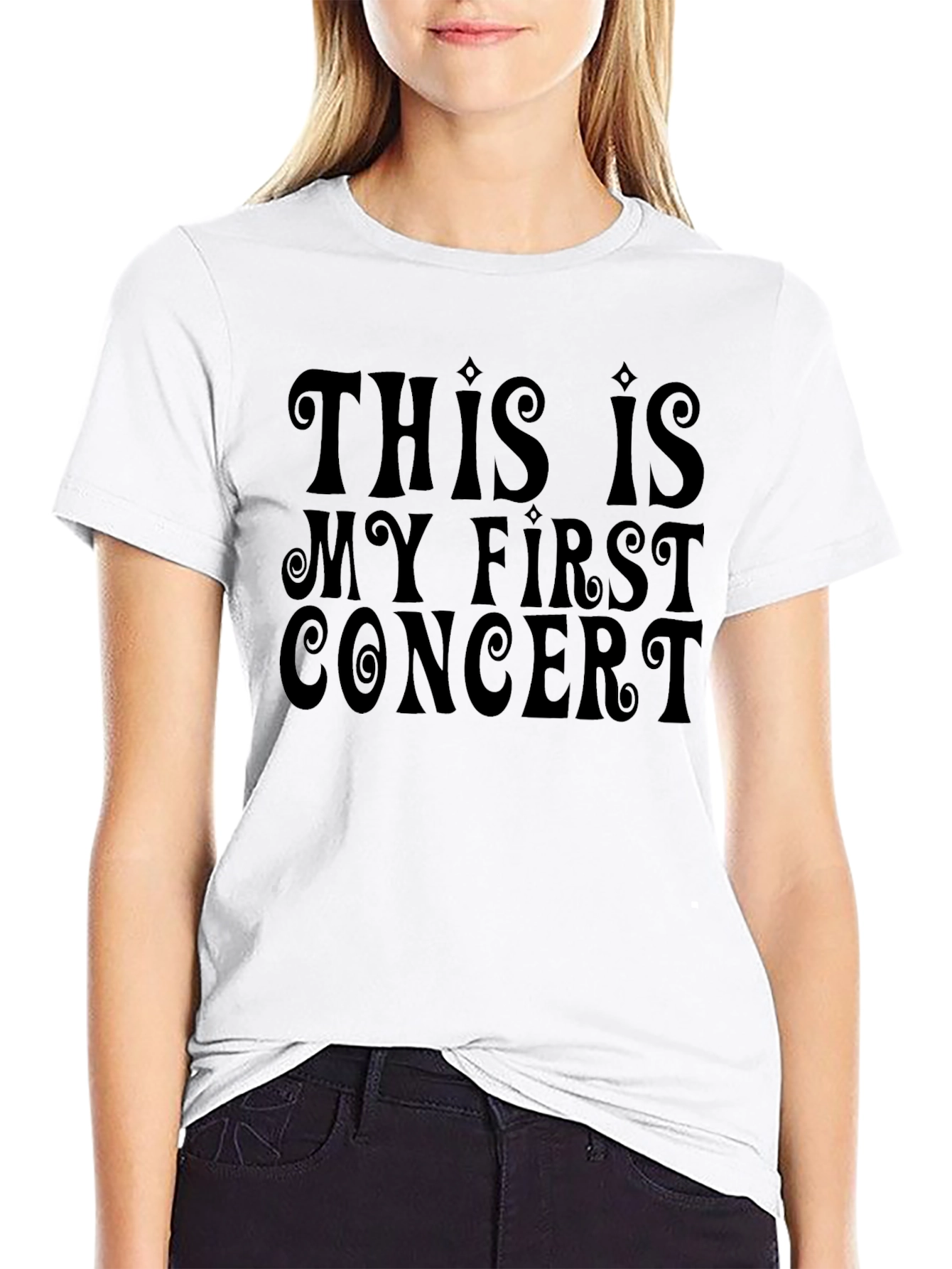 Black First Concert T-Shirt - Soft Cotton Tee view 9