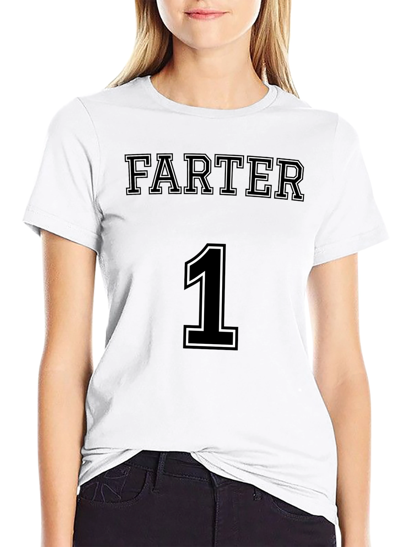 Black Farter 1 T-Shirt - Novelty Humor Tee view 9