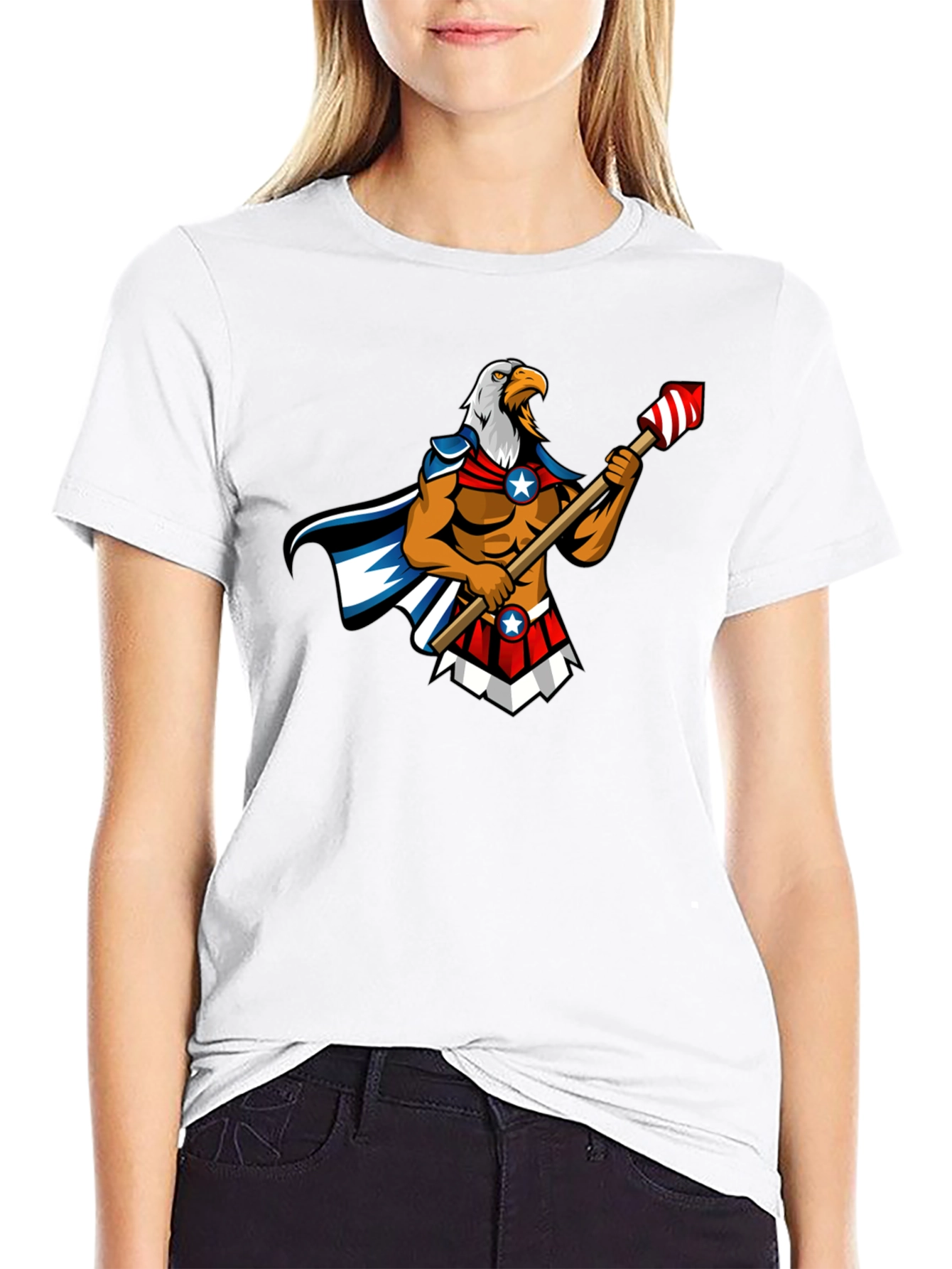 Black Patriotic Eagle T-Shirt - USA Pride view 9