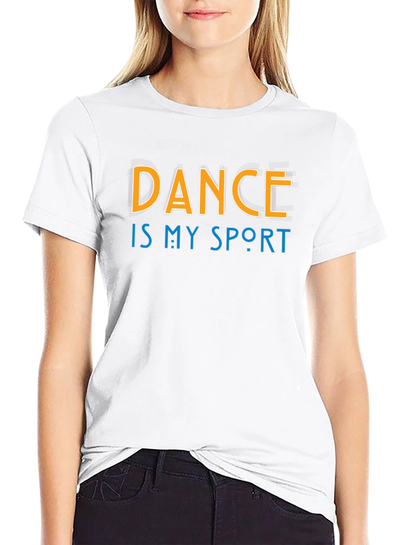 Black Dance is My Sport T-Shirt - Black view 9