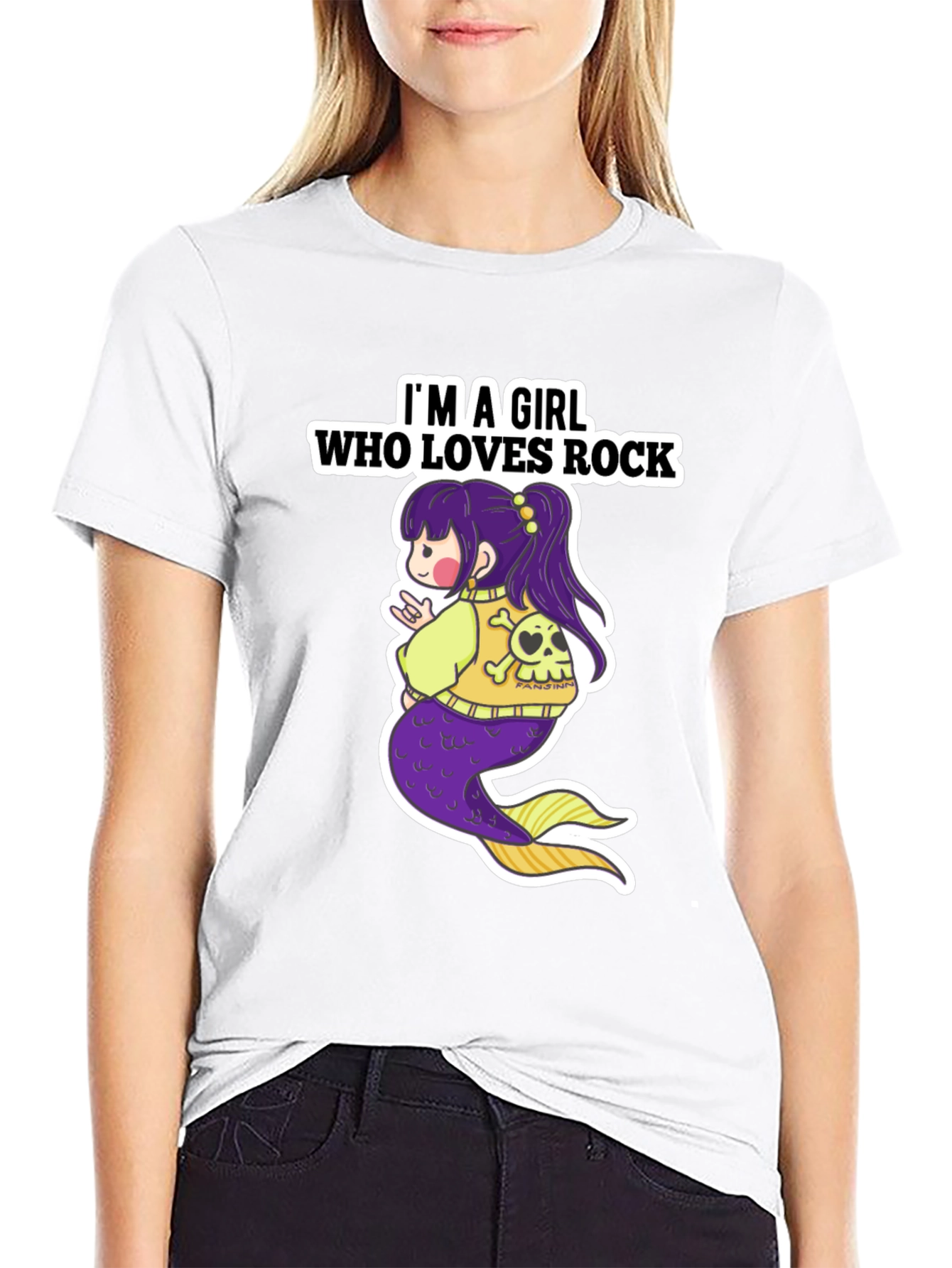 Black Rock Mermaid Graphic T-Shirt view 9