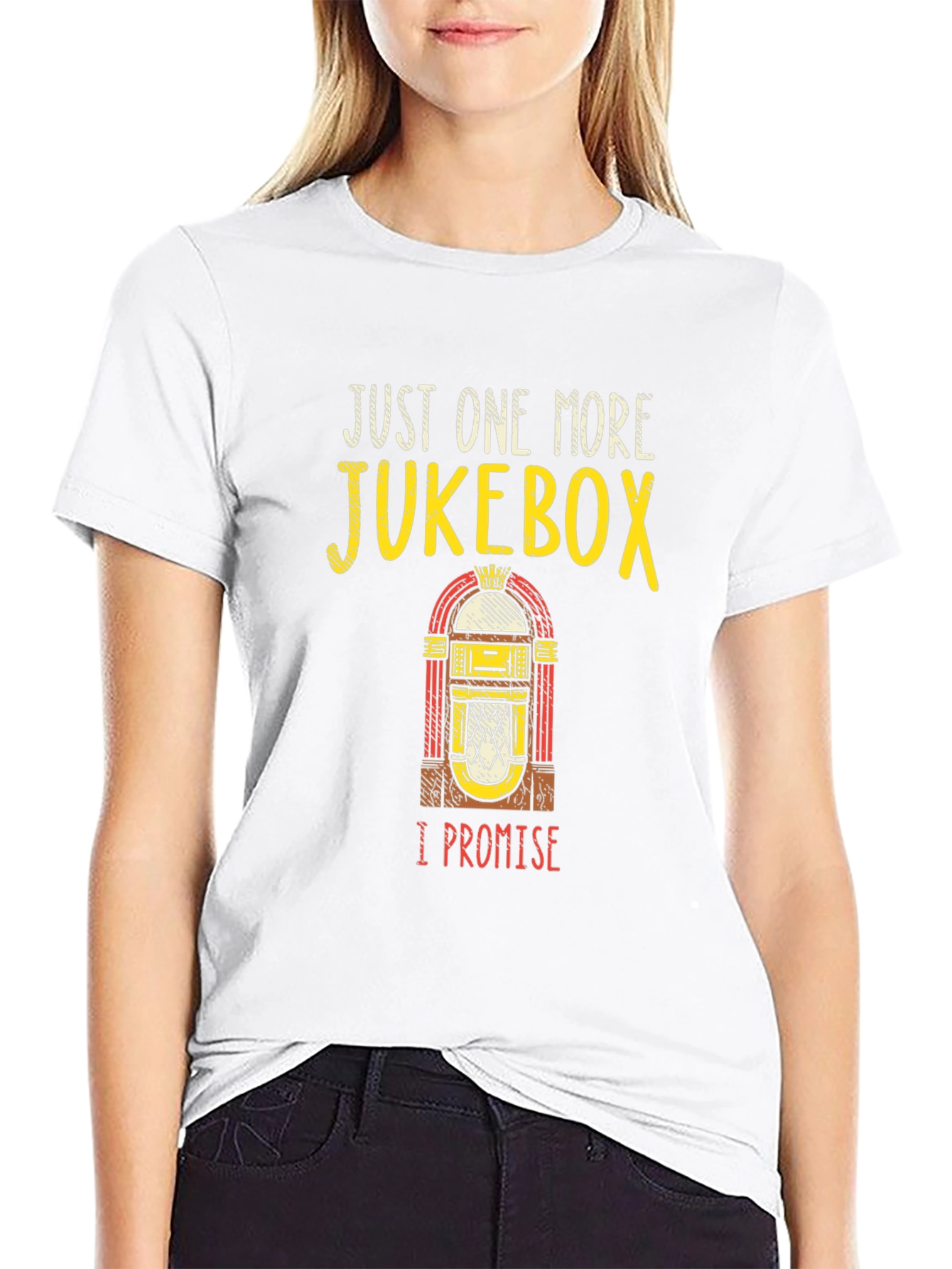 Black Just One More Jukebox T-Shirt view 9