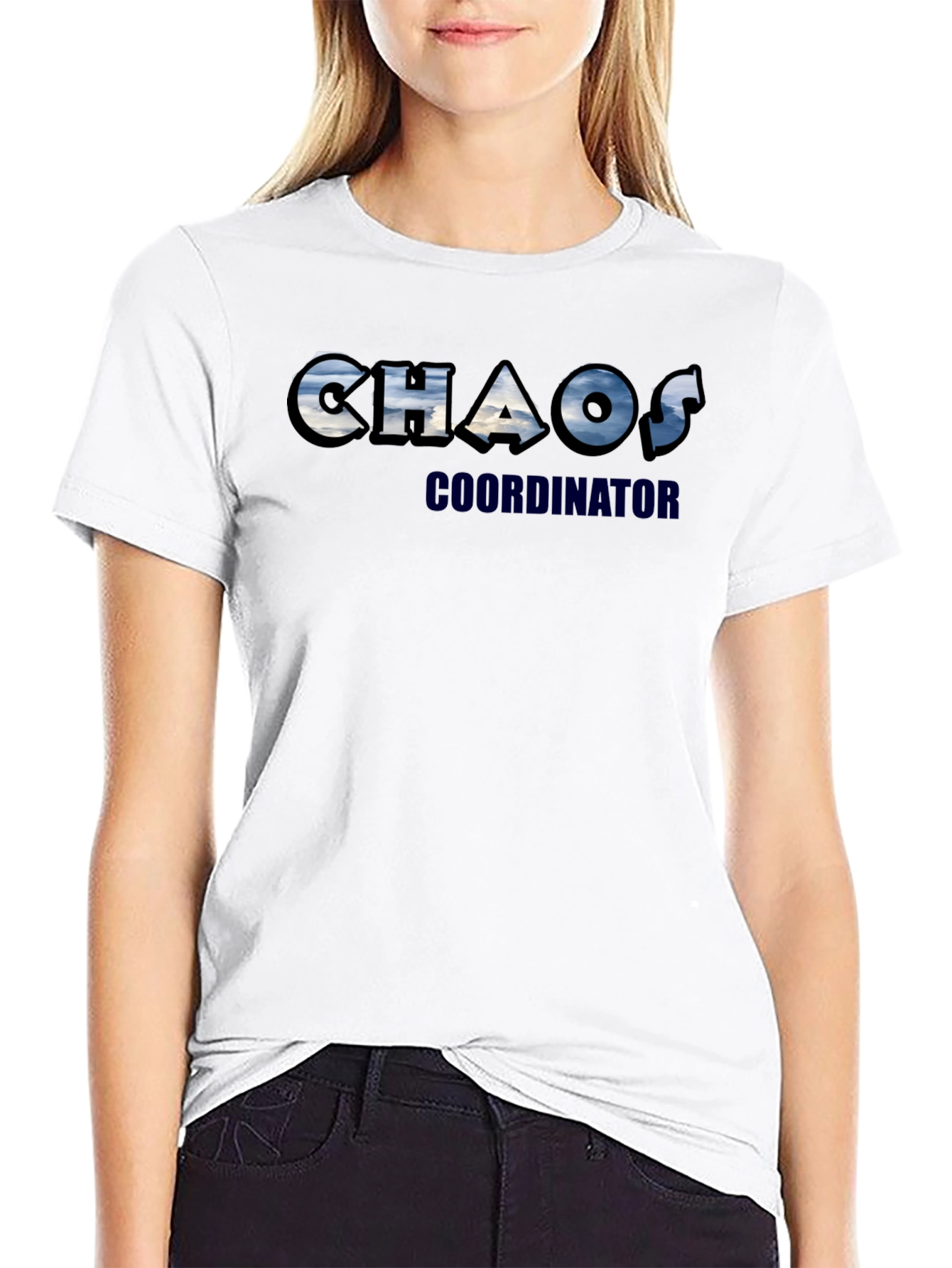 Black Chaos Coordinator T-Shirt Funny Job Tee view 9