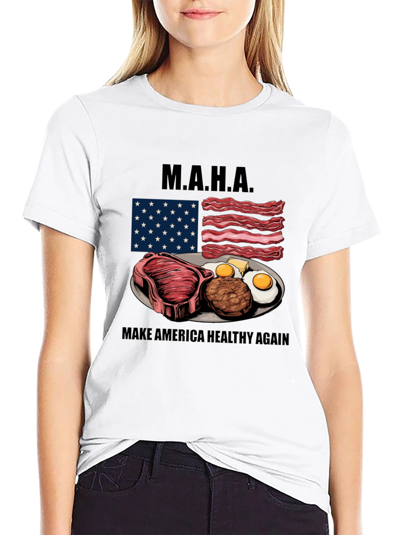 MAHA Make America Healthy Again Funny T-Shirt - 9