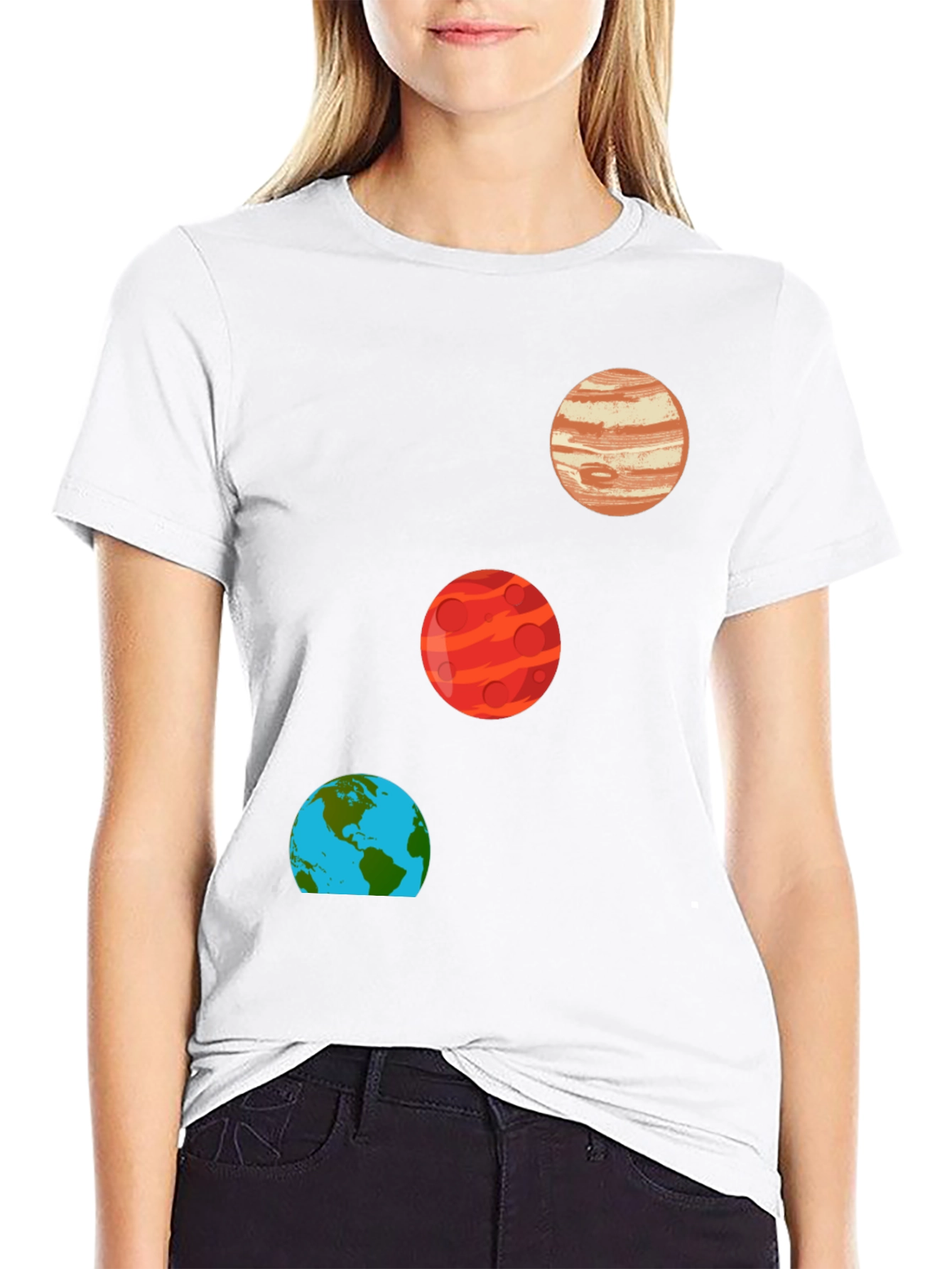 Black Planet T-Shirt - Space Design view 9
