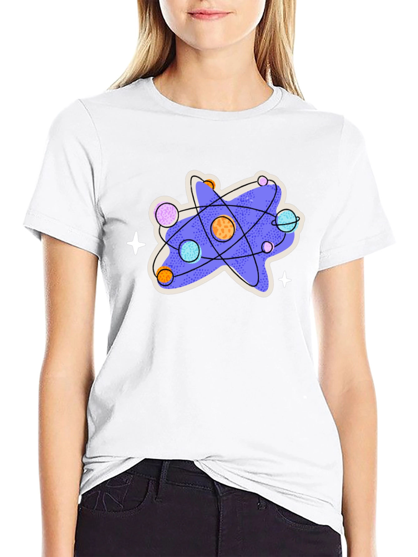 Black Science Atom Graphic T-Shirt view 9