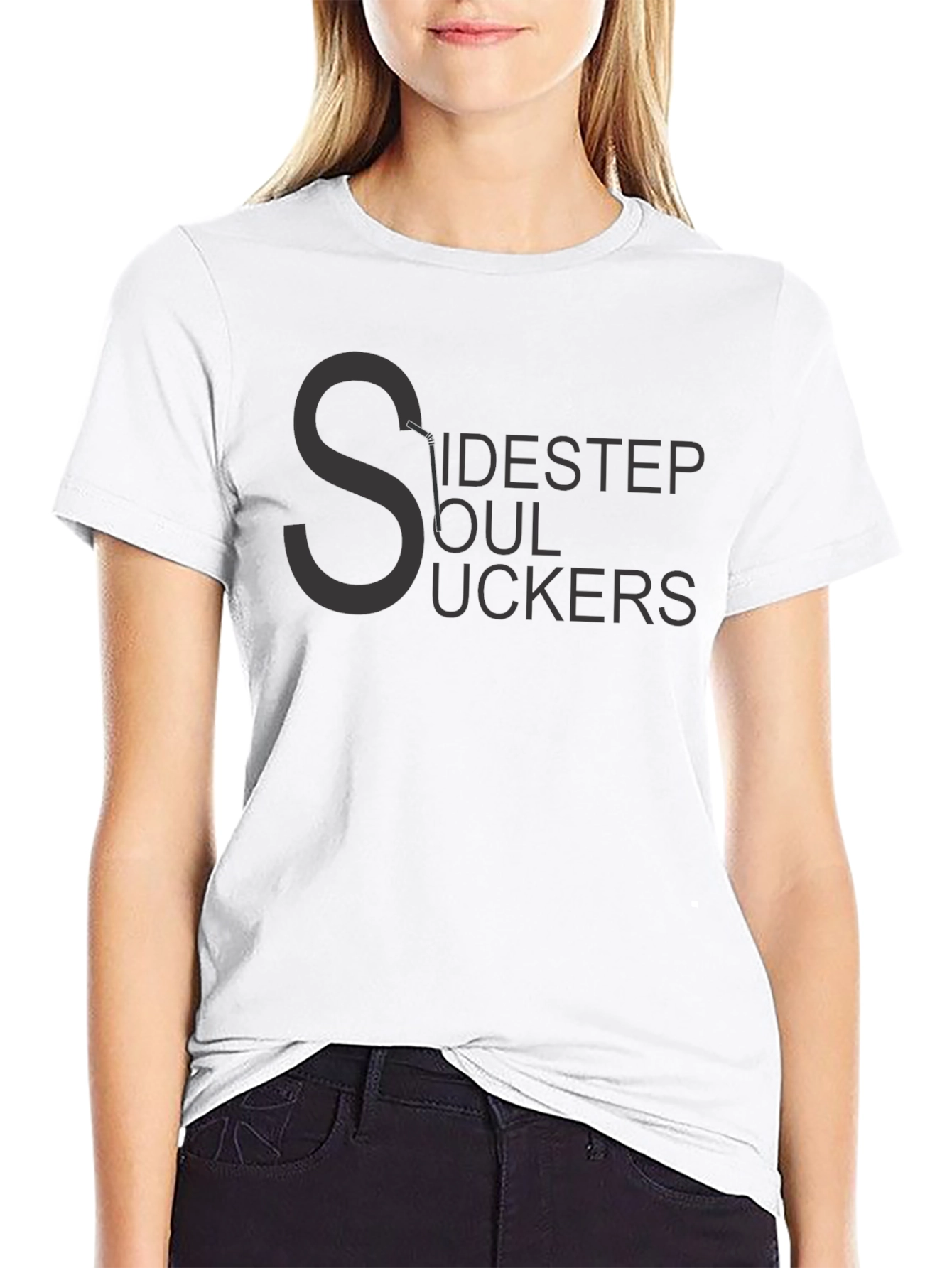 Black Sidestep Soul Suckers Graphic Tee view 9