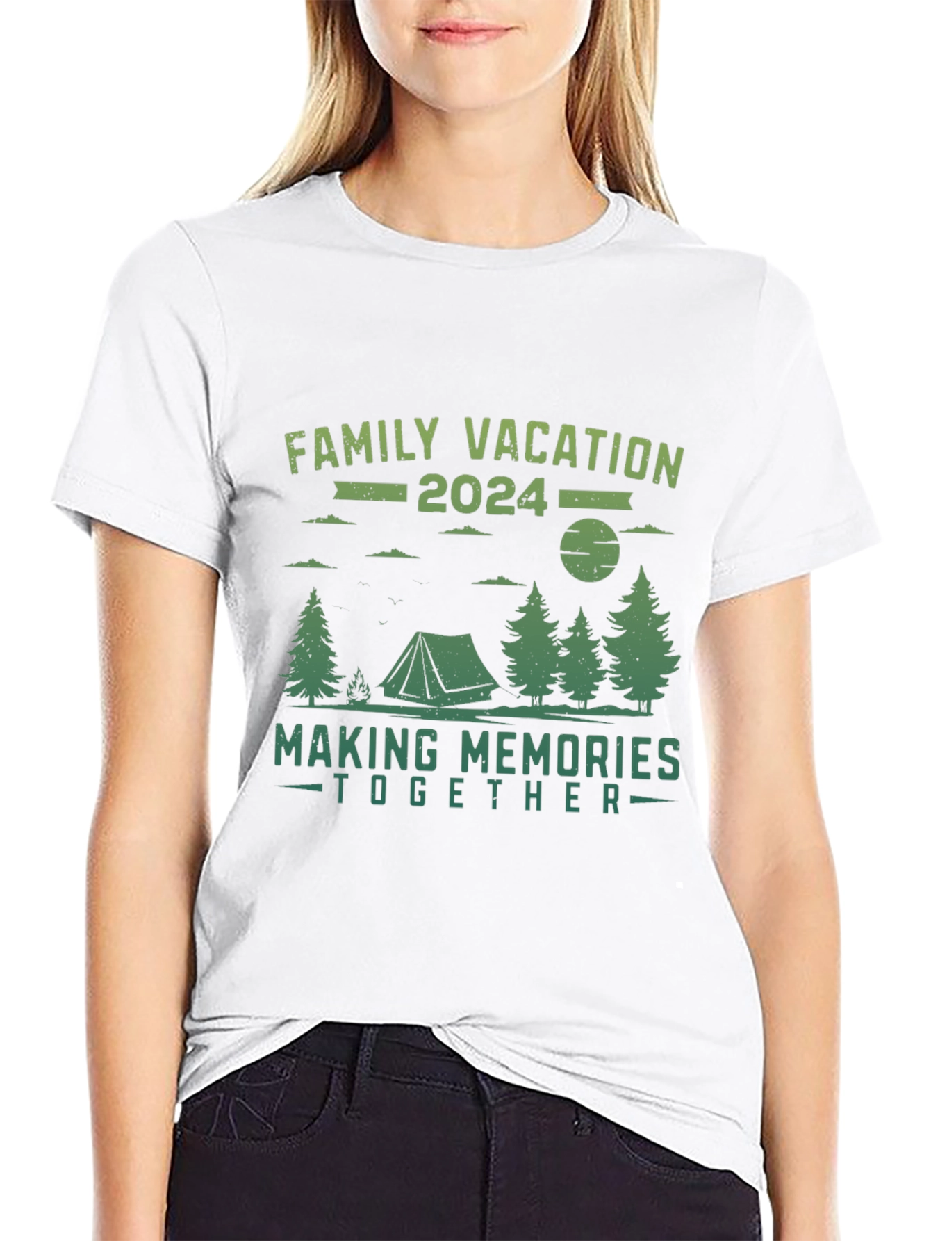 Family Vacation 2024 Camping T-Shirt - 9
