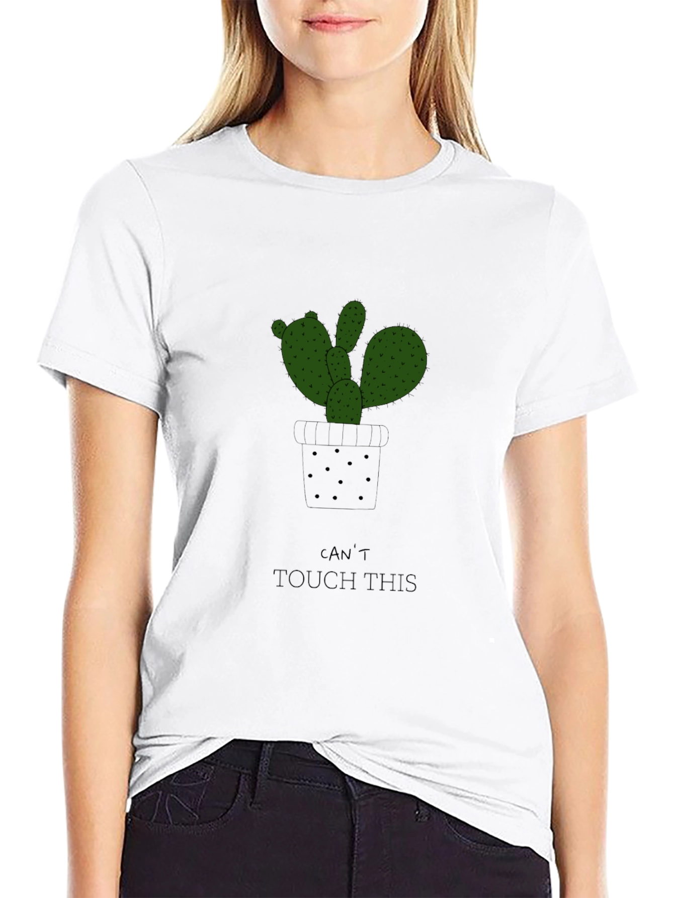 Black Cactus Graphic Tee - Can't Touch This view 9
