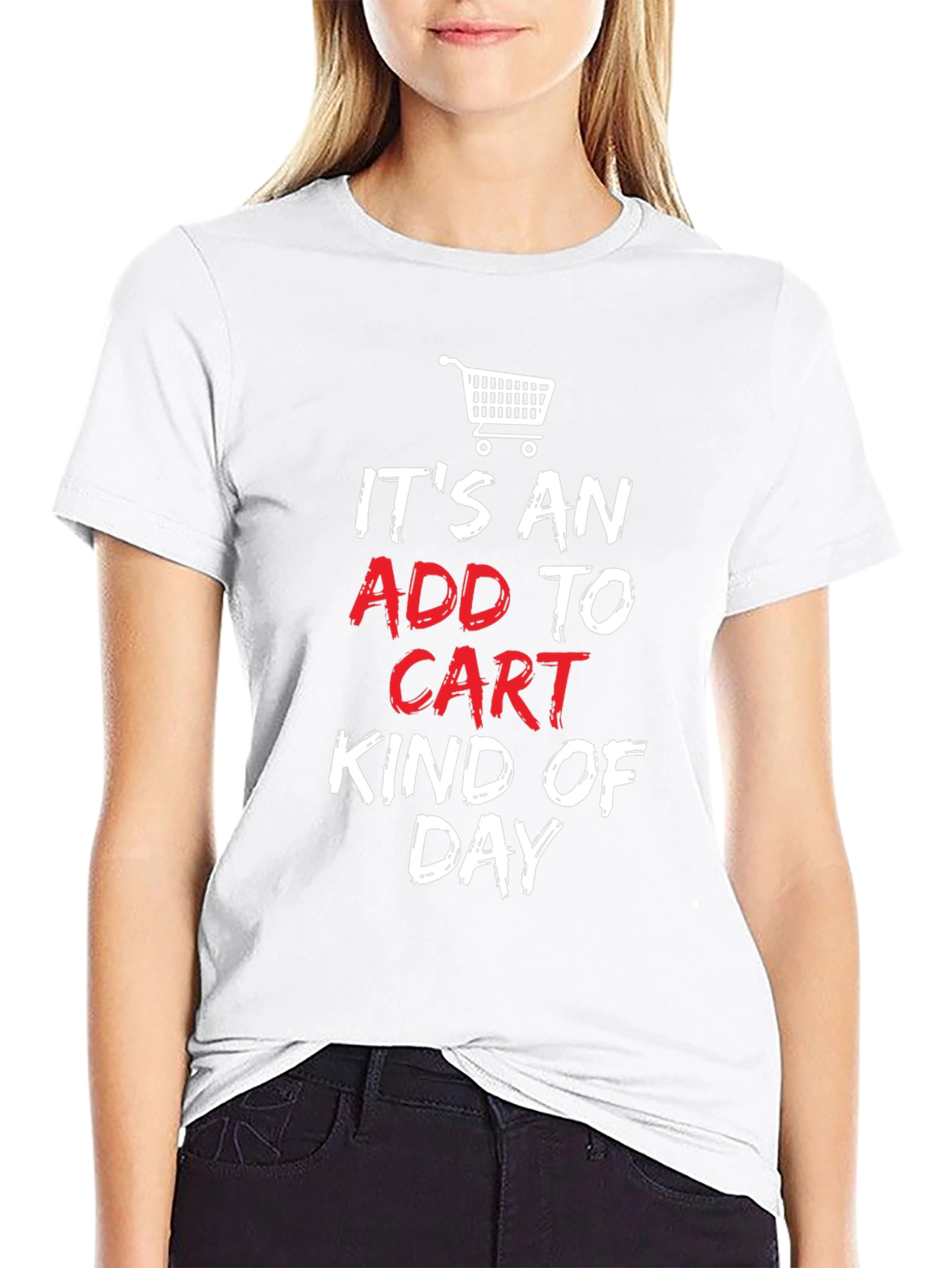 Black Add to Cart Day Graphic T-Shirt - Black view 9