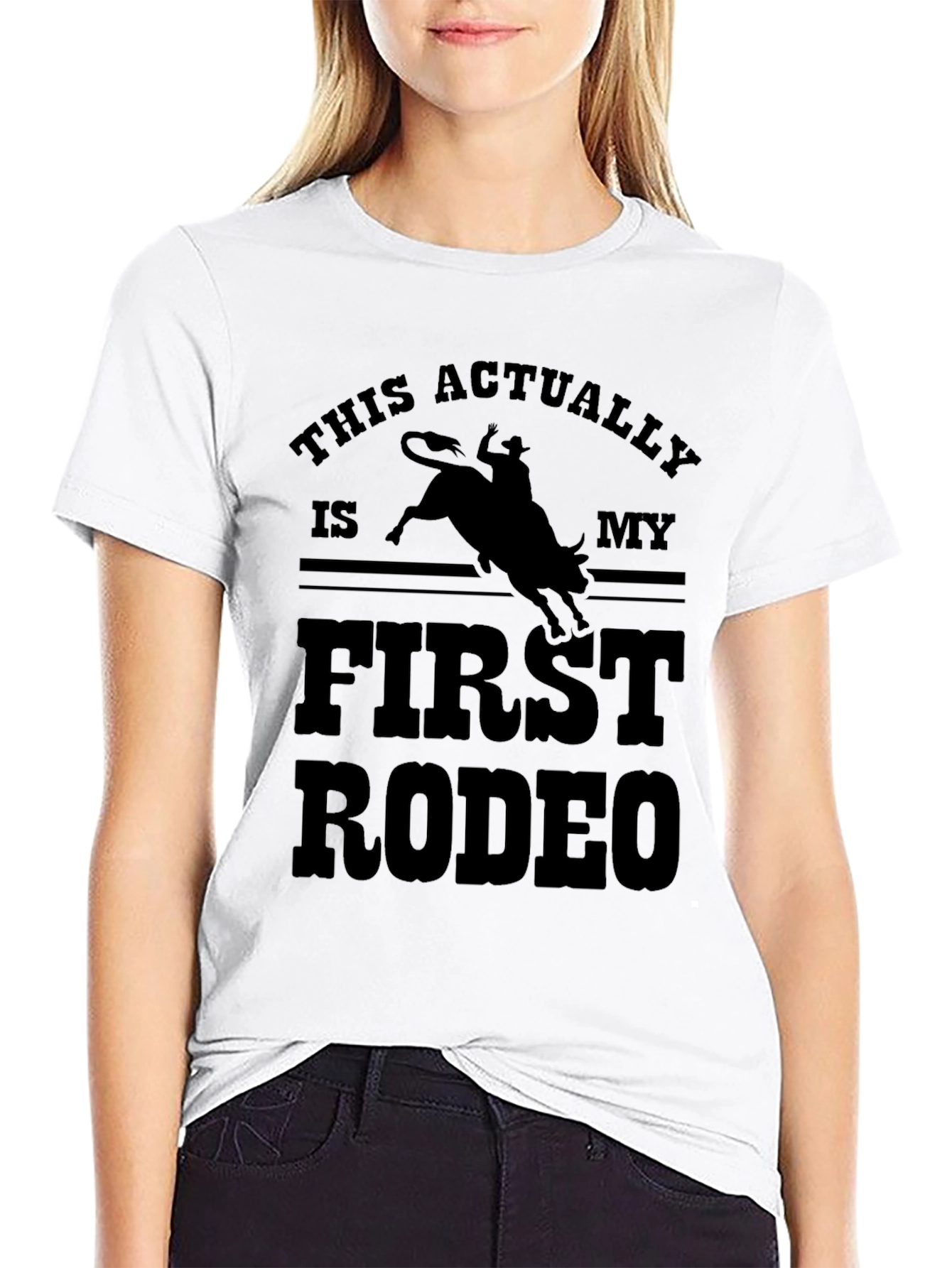 Black First Rodeo Graphic Tee - Black view 9
