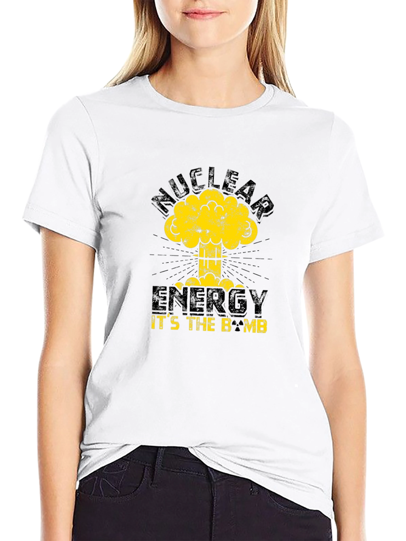 Black Nuclear Energy T-Shirt - It's The Bomb! view 9