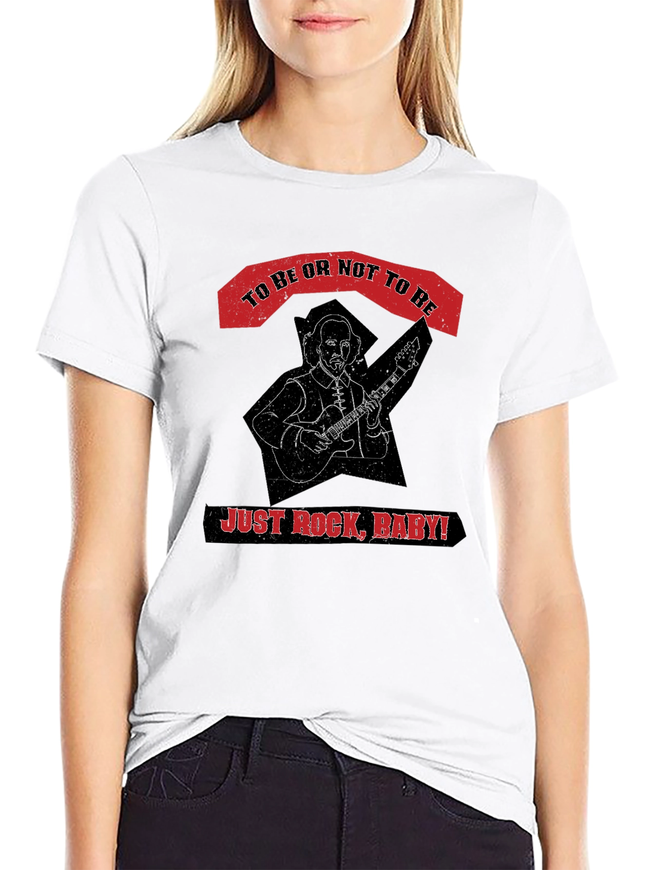 Black To Be or Not to Be Rock T-Shirt view 9