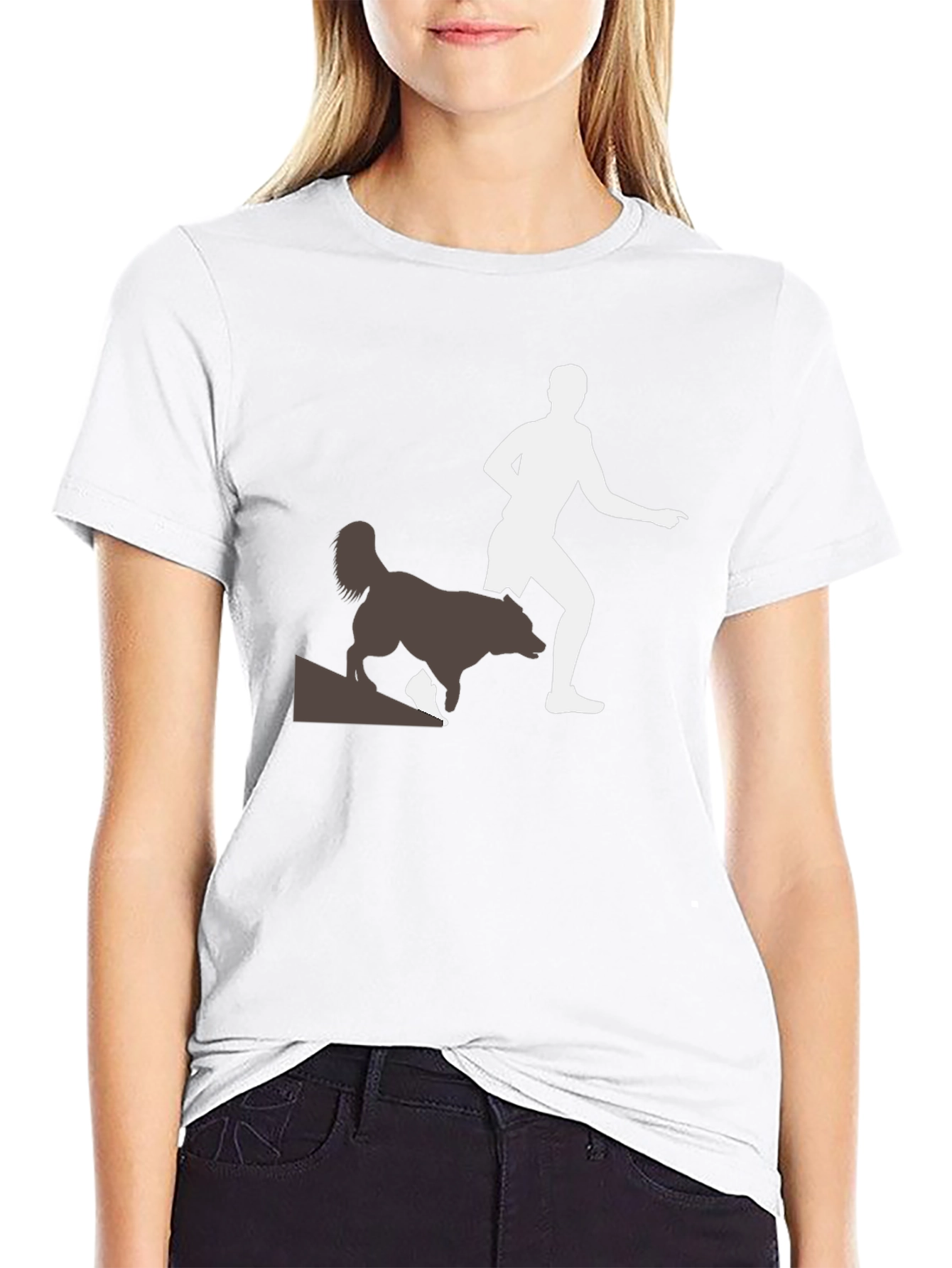 Running with Dogs Tee - Black - 9
