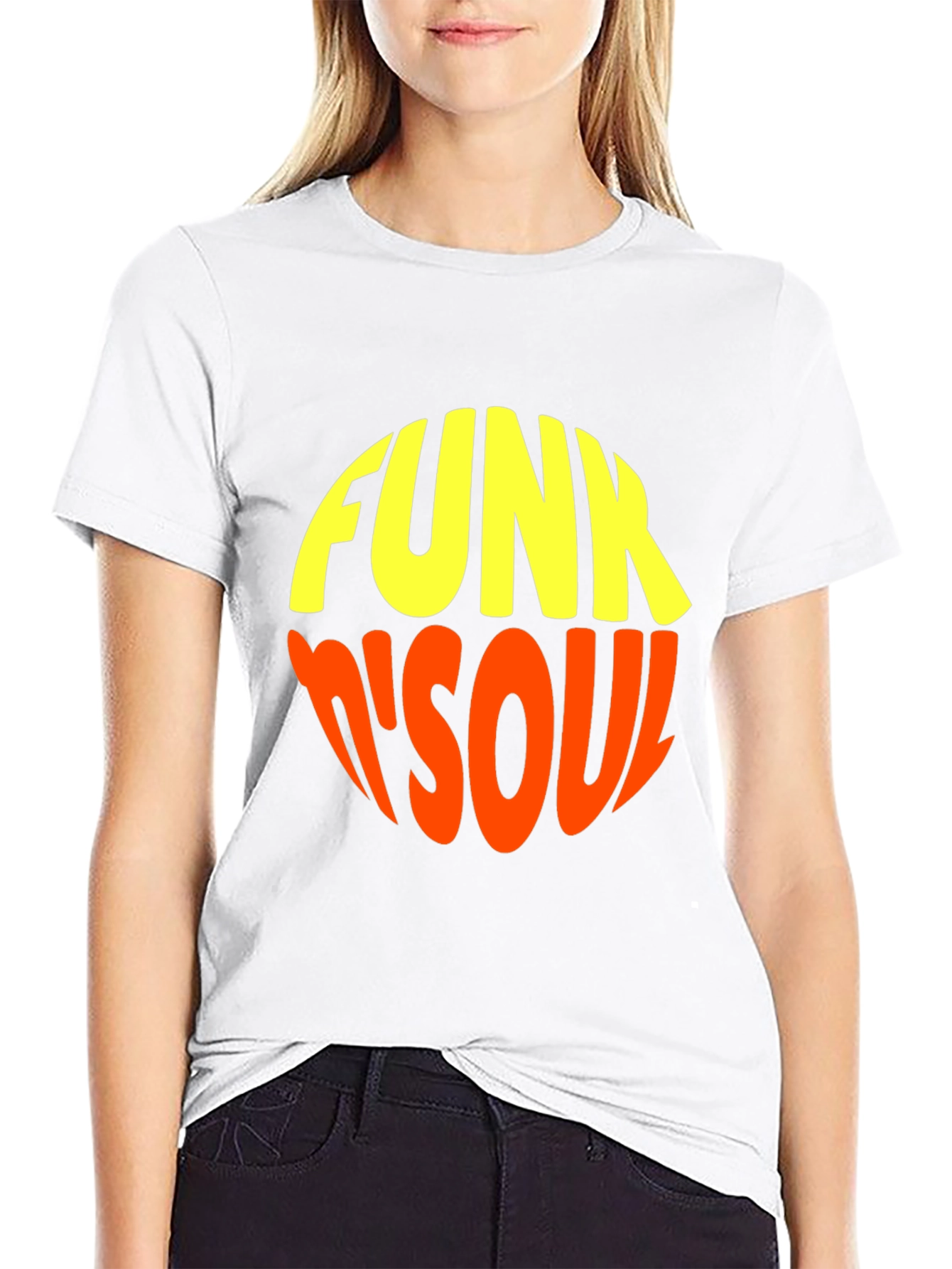 Black Retro Funk 'n' Soul Graphic Tee view 9