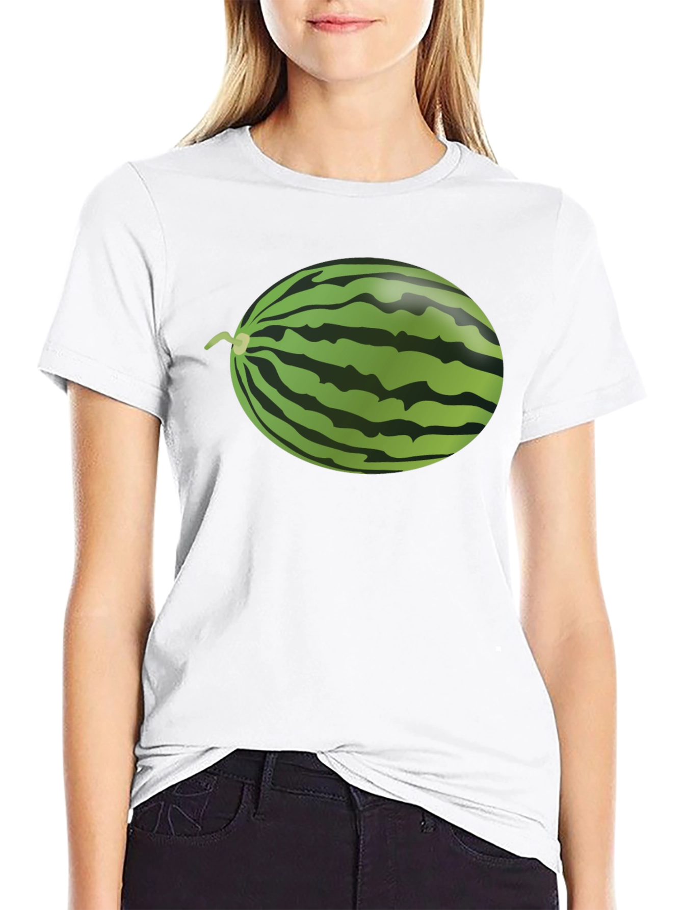 Black Watermelon Graphic T-Shirt - Summer Fun! view 9
