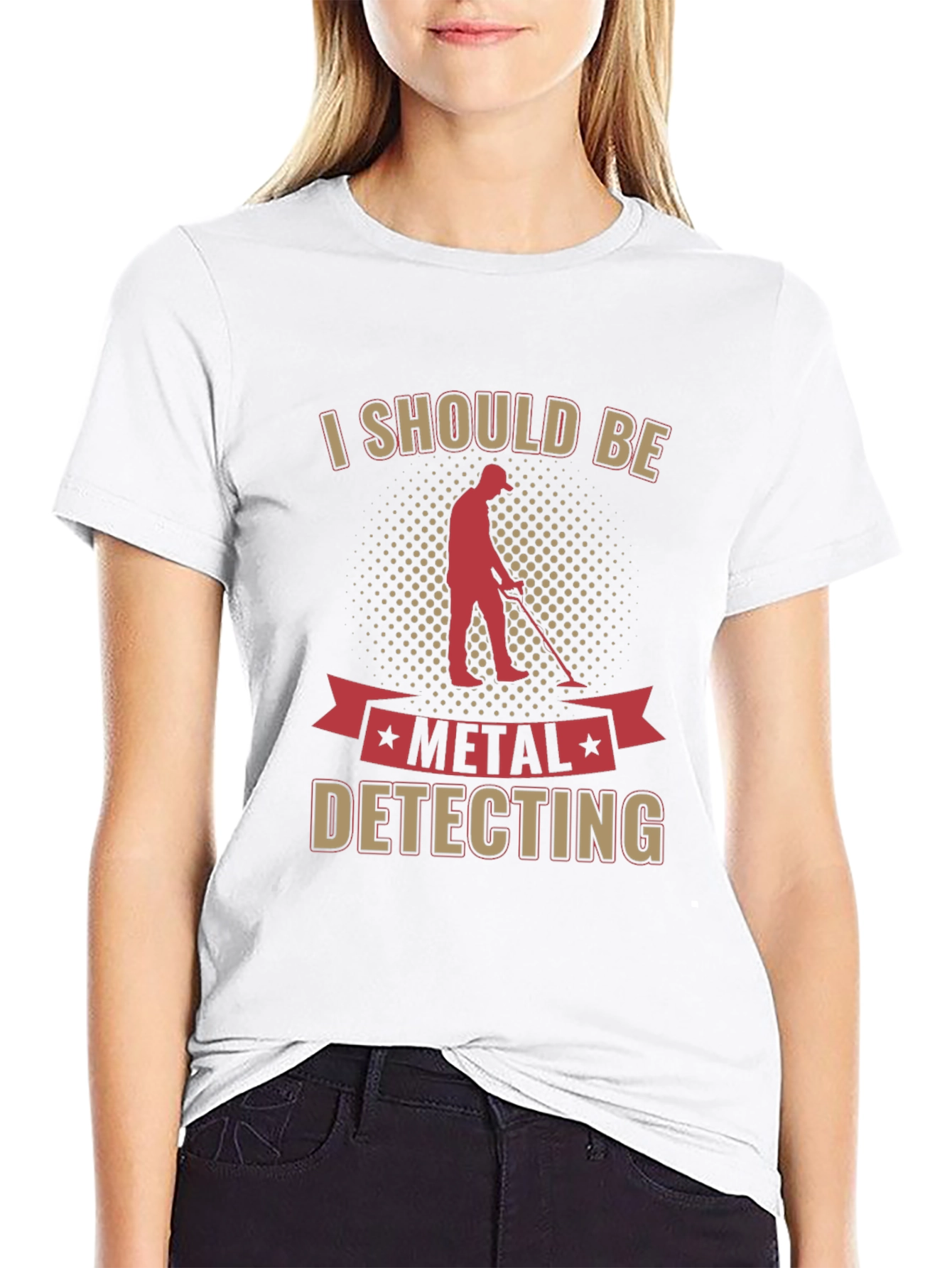 Black Metal Detecting T-Shirt - Hobbyist's Tee view 9