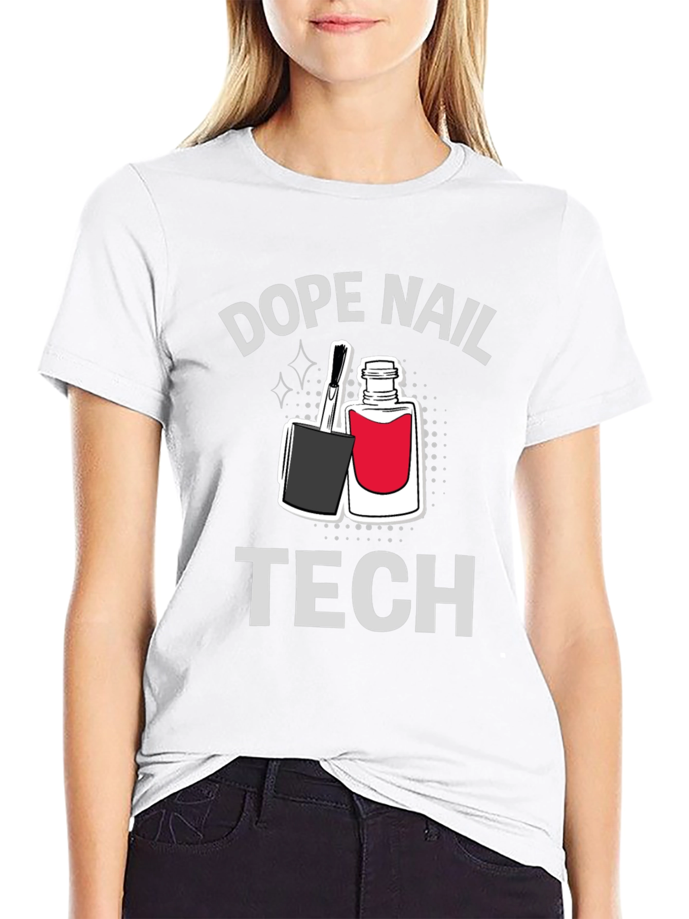 Dope Nail Tech T-Shirt - Stylish Manicure Professional Tee - 9