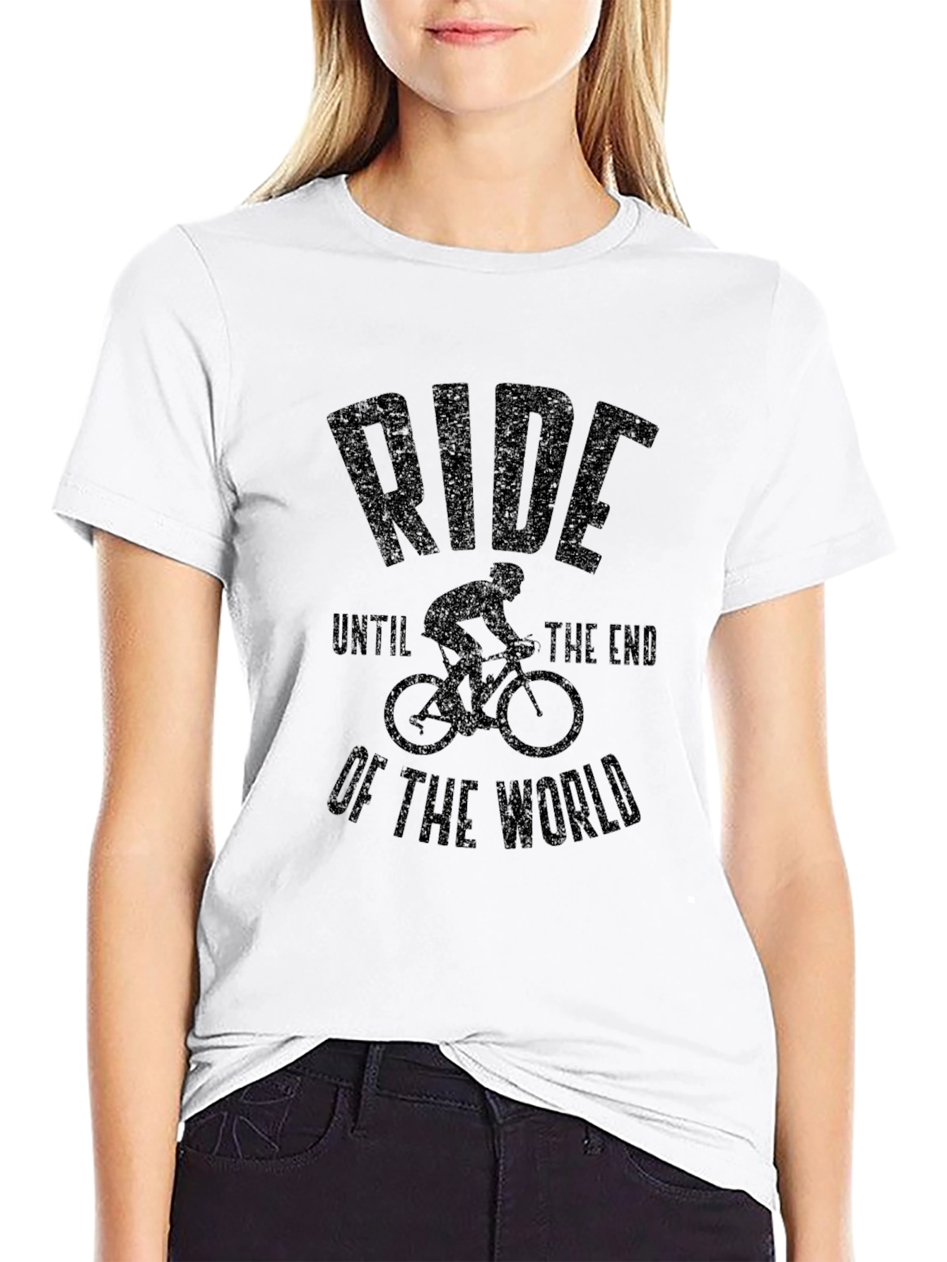 Black Ride to the End of the World Graphic Tee view 9