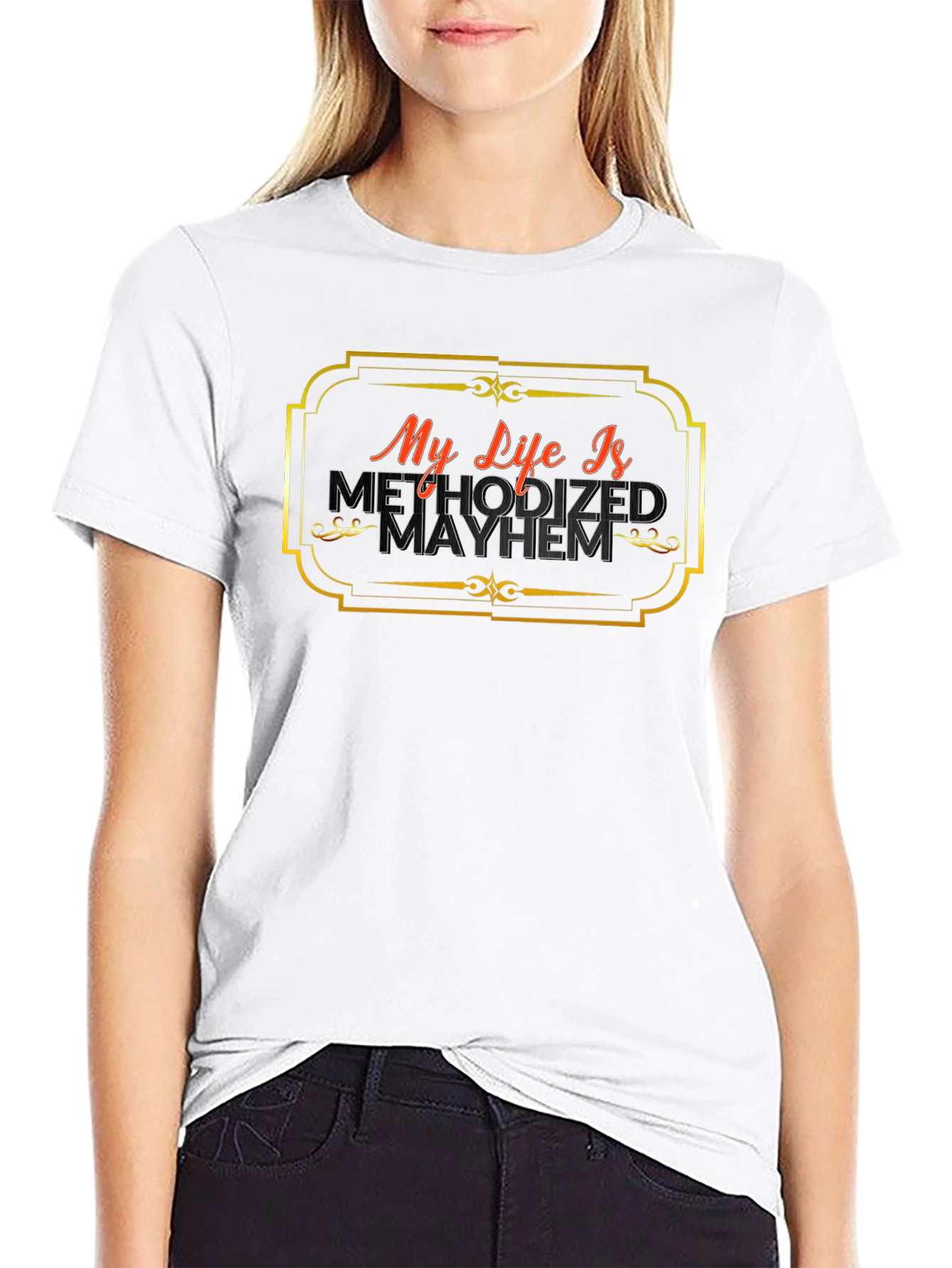 Black Methodized Mayhem Graphic T-Shirt view 9