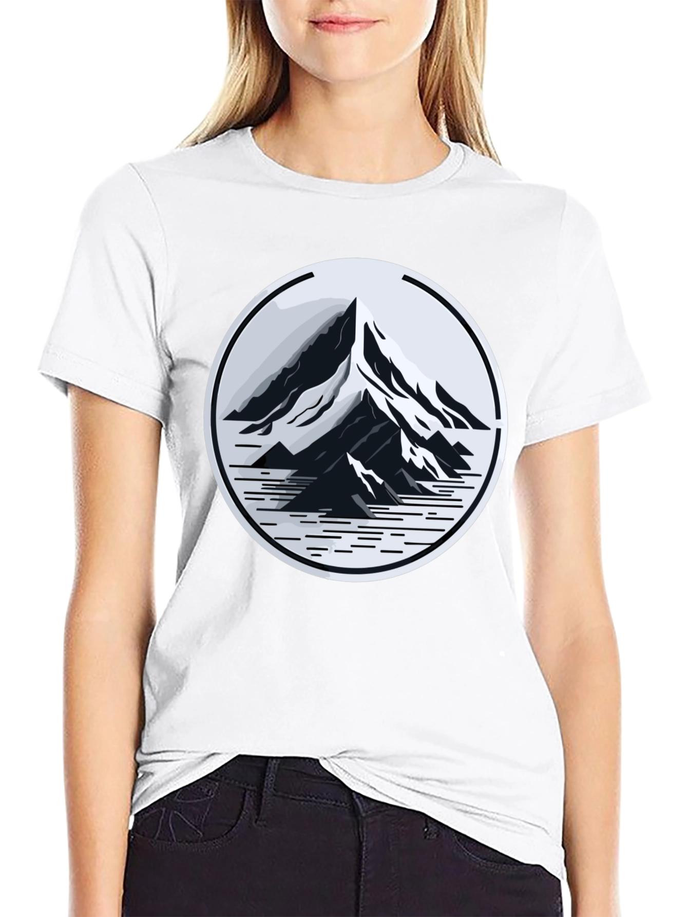 Black Mountain Peak Graphic Tee - Adventure Ready Style view 9