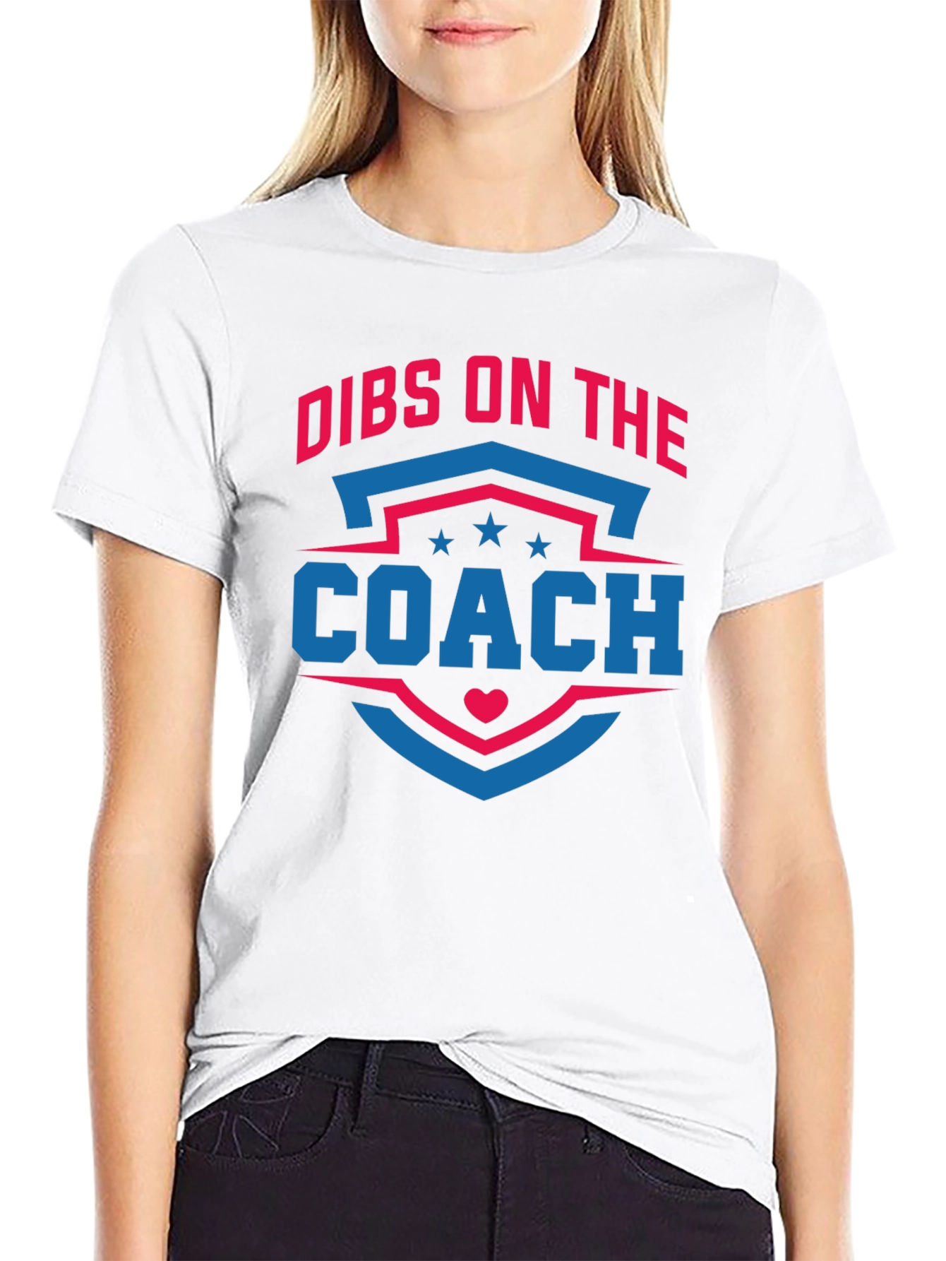 Black Dibs on the Coach T-Shirt - Novelty Graphic Tee view 9