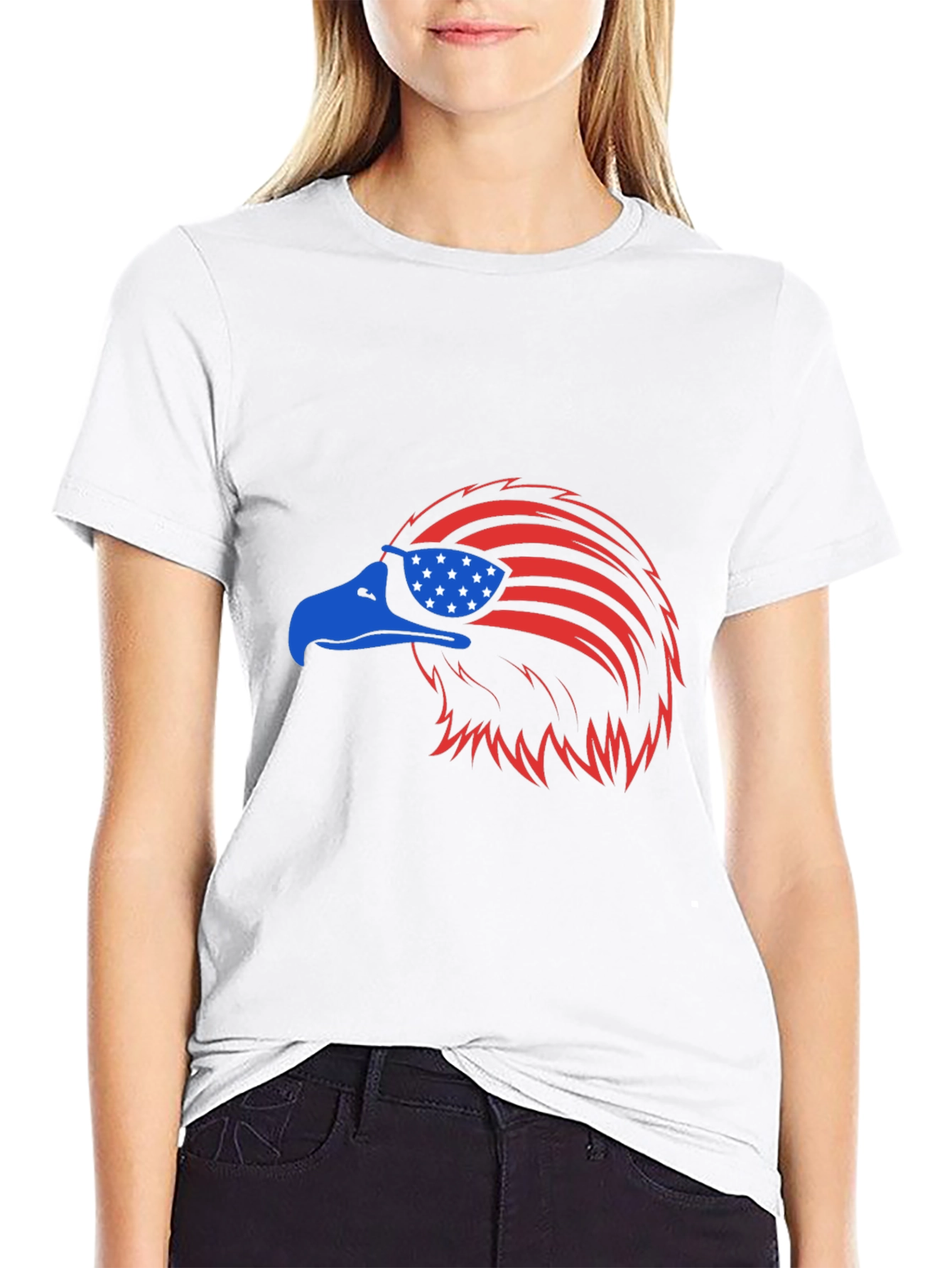 Black American Eagle Graphic Tee view 9
