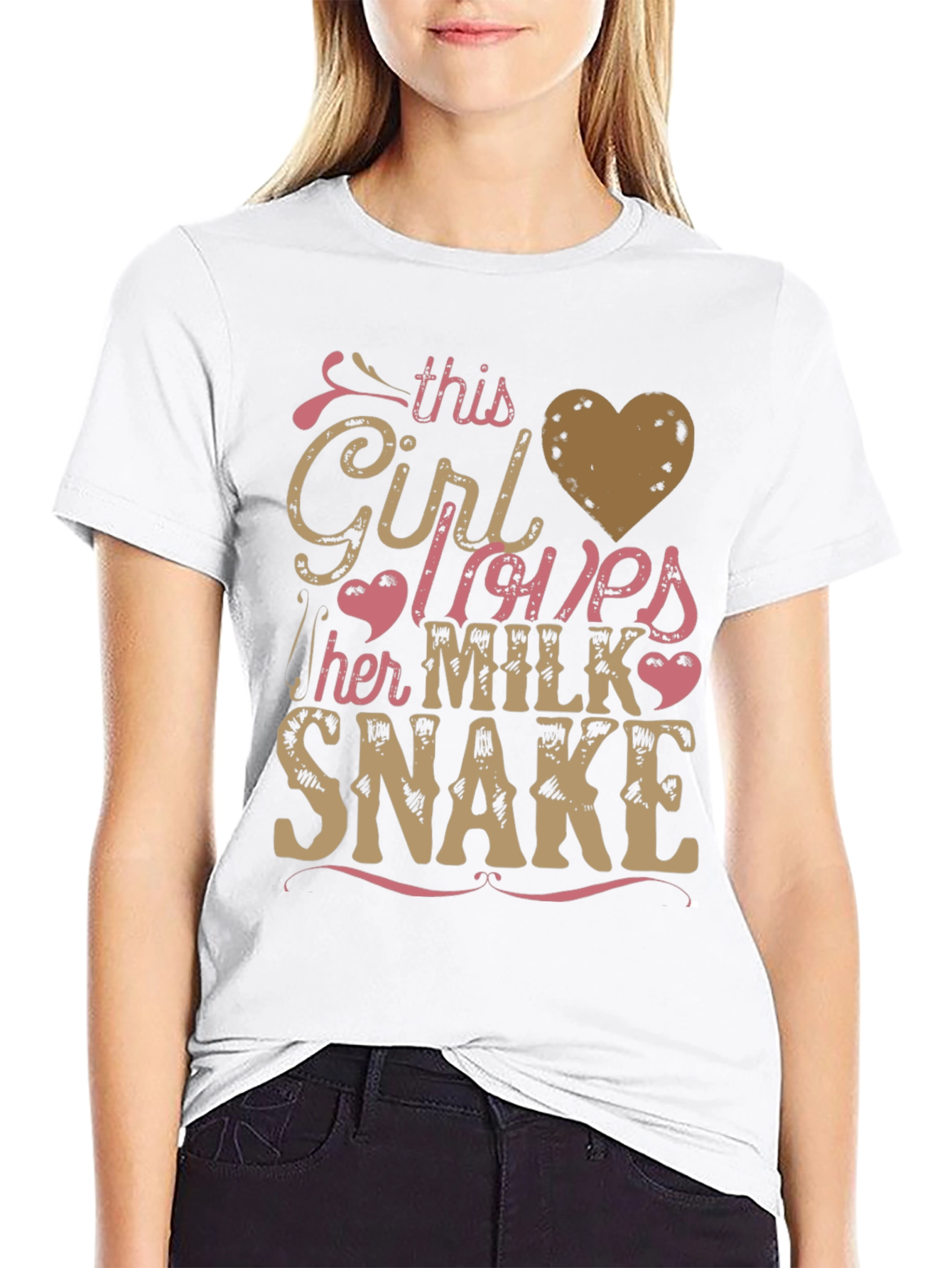 Black Girl Loves Milk Snake T-Shirt view 9