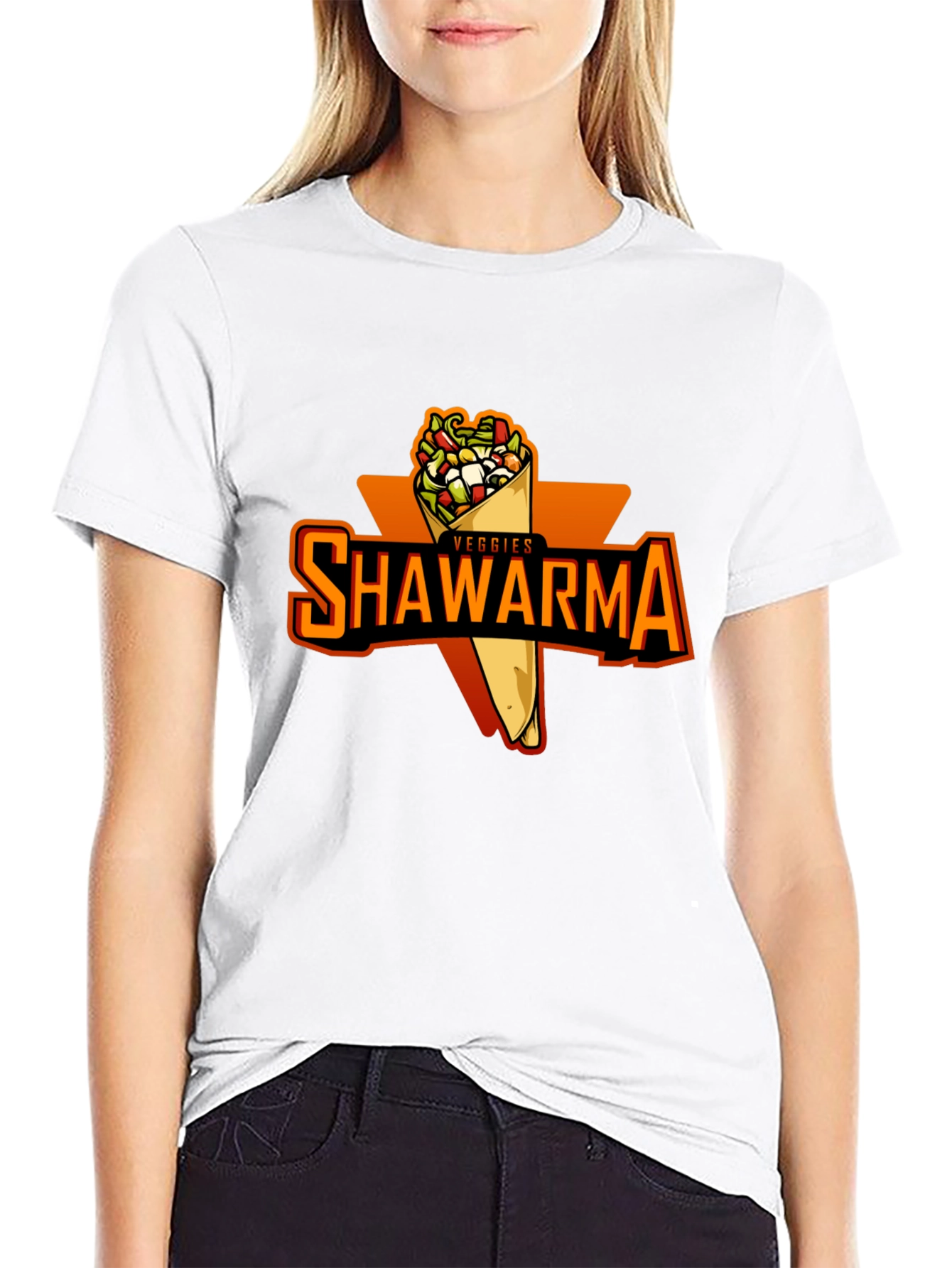 Veggie Shawarma T-shirt - Unisex Graphic Tee - 9