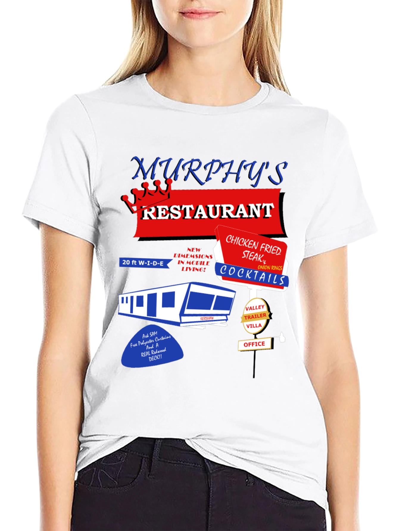 Black Murphy's Restaurant T-Shirt view 9