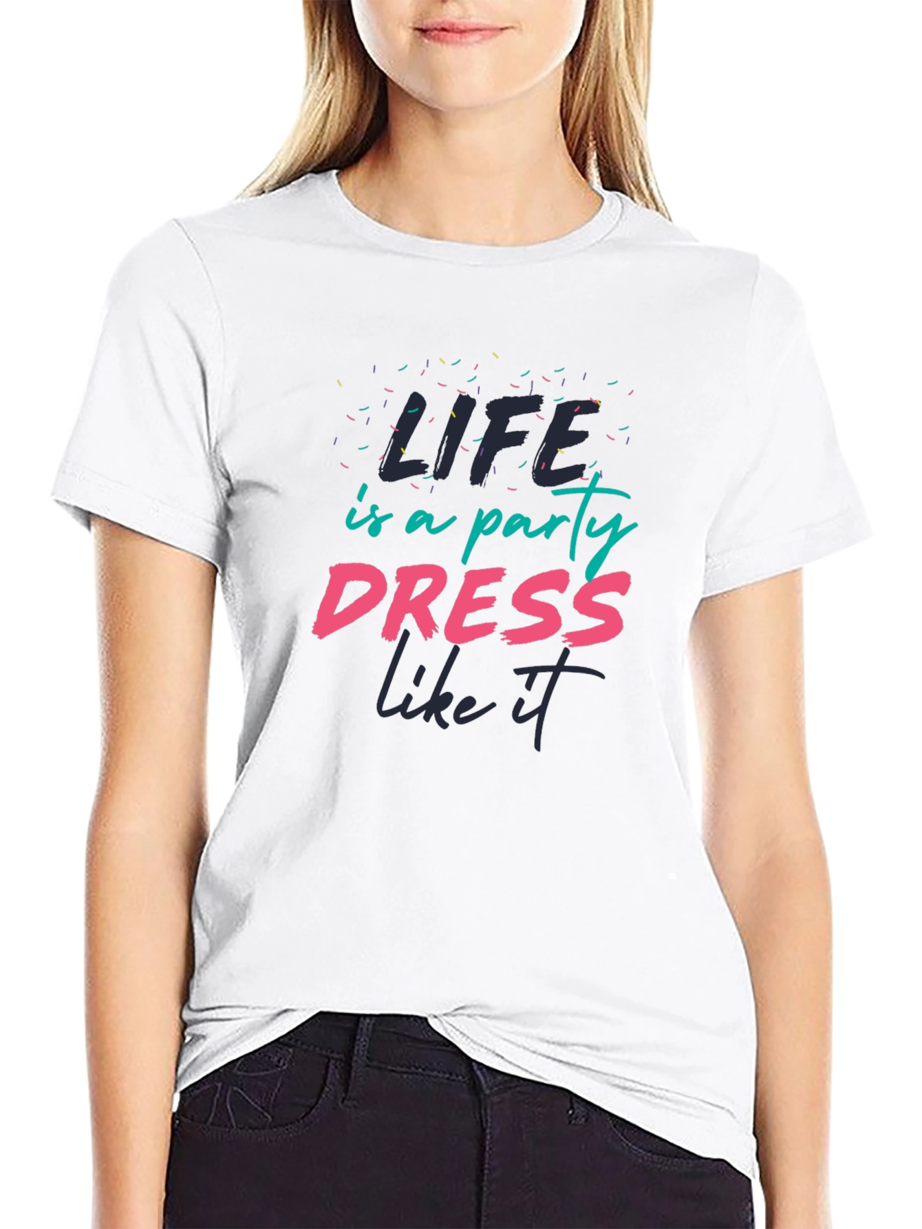 Black Life is a Party T-Shirt - Dress Like It! view 9