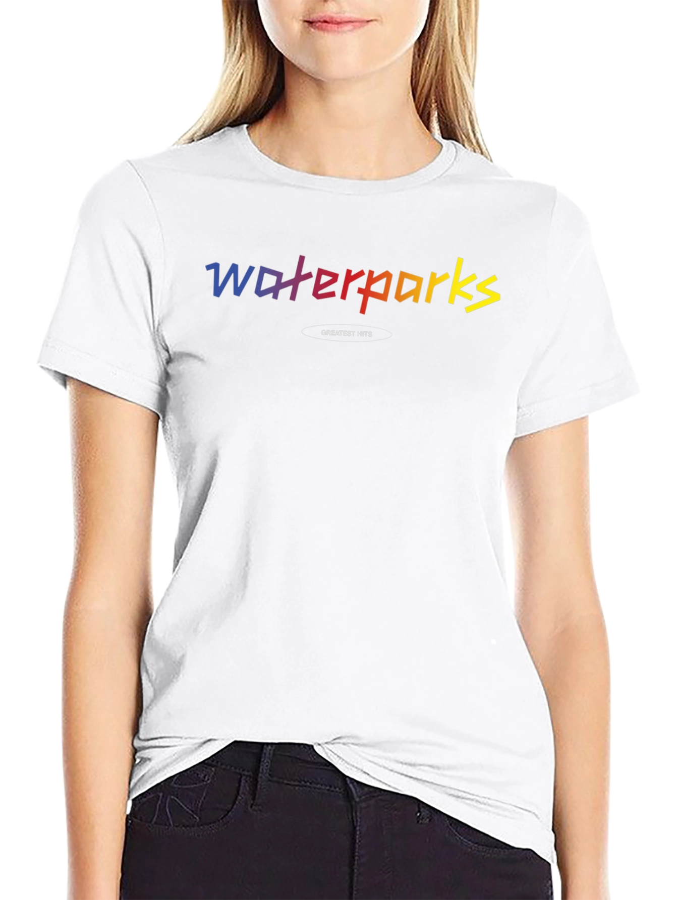 Black Waterparks Greatest Hits Black T-Shirt view 9