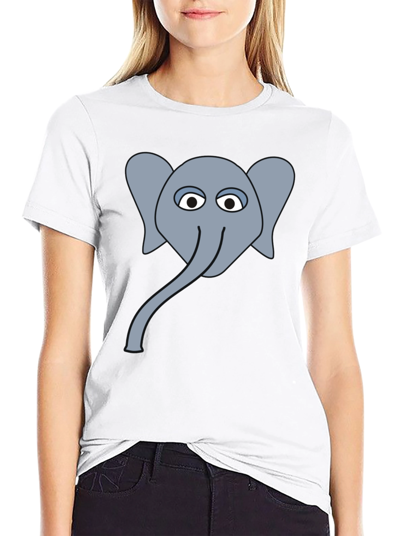 Black Elephant Graphic Tee - Men's Black T-Shirt view 9