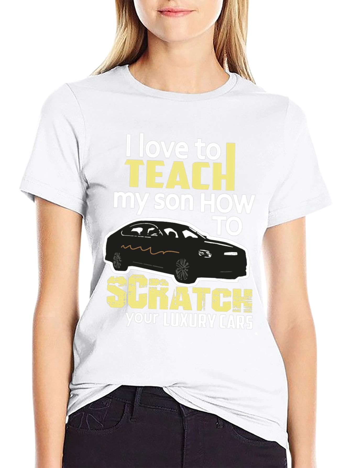 Black I Love To Teach My Son T-Shirt view 9